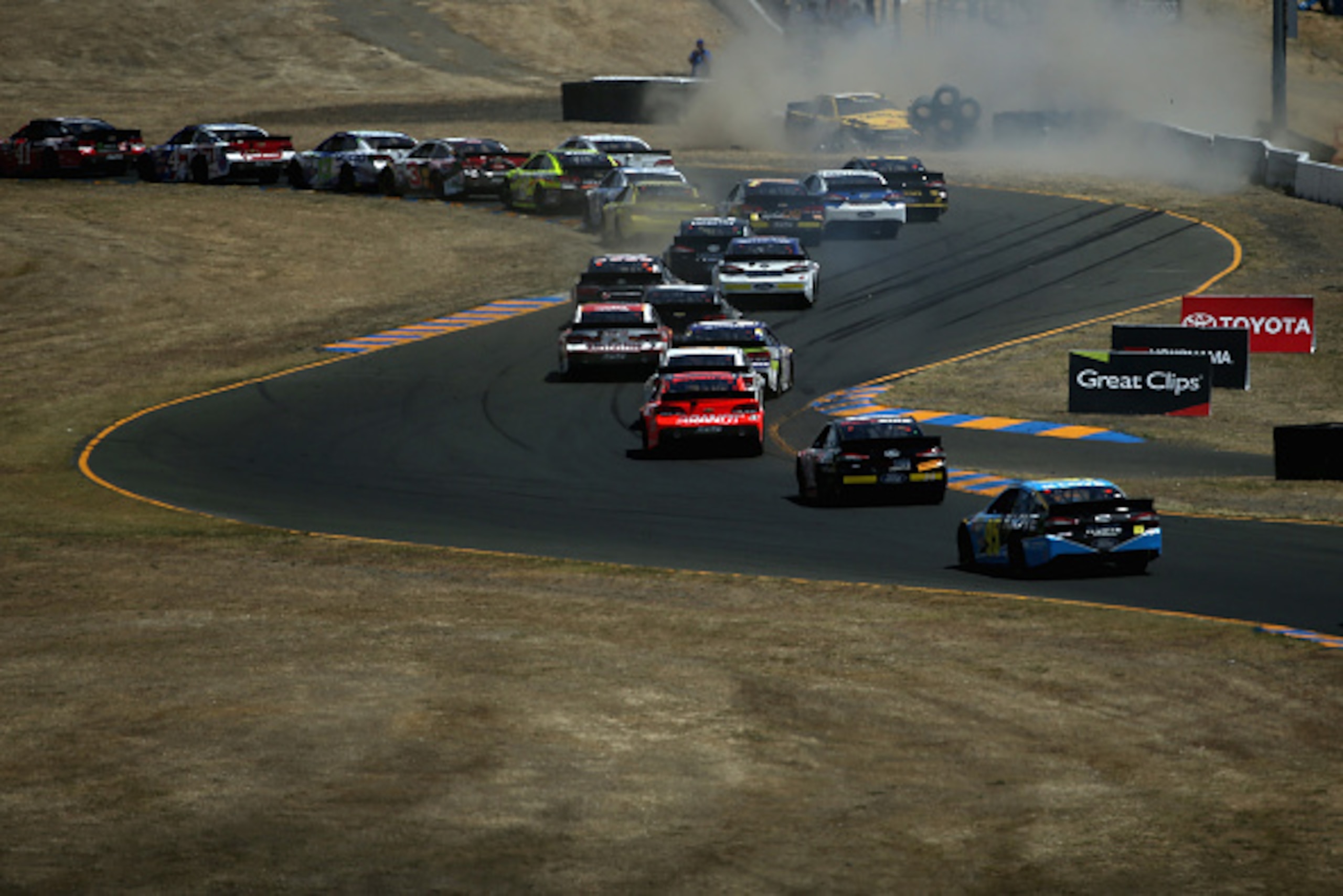 The Sprint Cup Series mixed things up with a road course at Sonoma, where things got tricky.