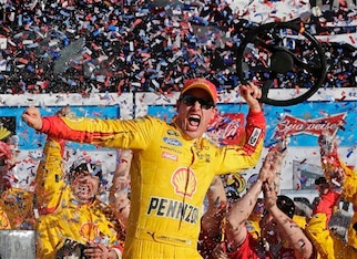 Could Joey Logano repeat this Daytona 500 post-race celebration next Sunday night?