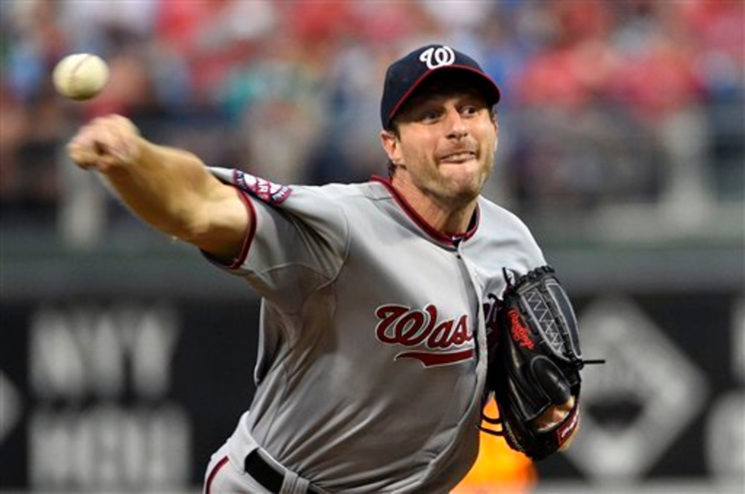 Max Scherzer has the second-lowest ERA and the third-most strikeouts in the NL.