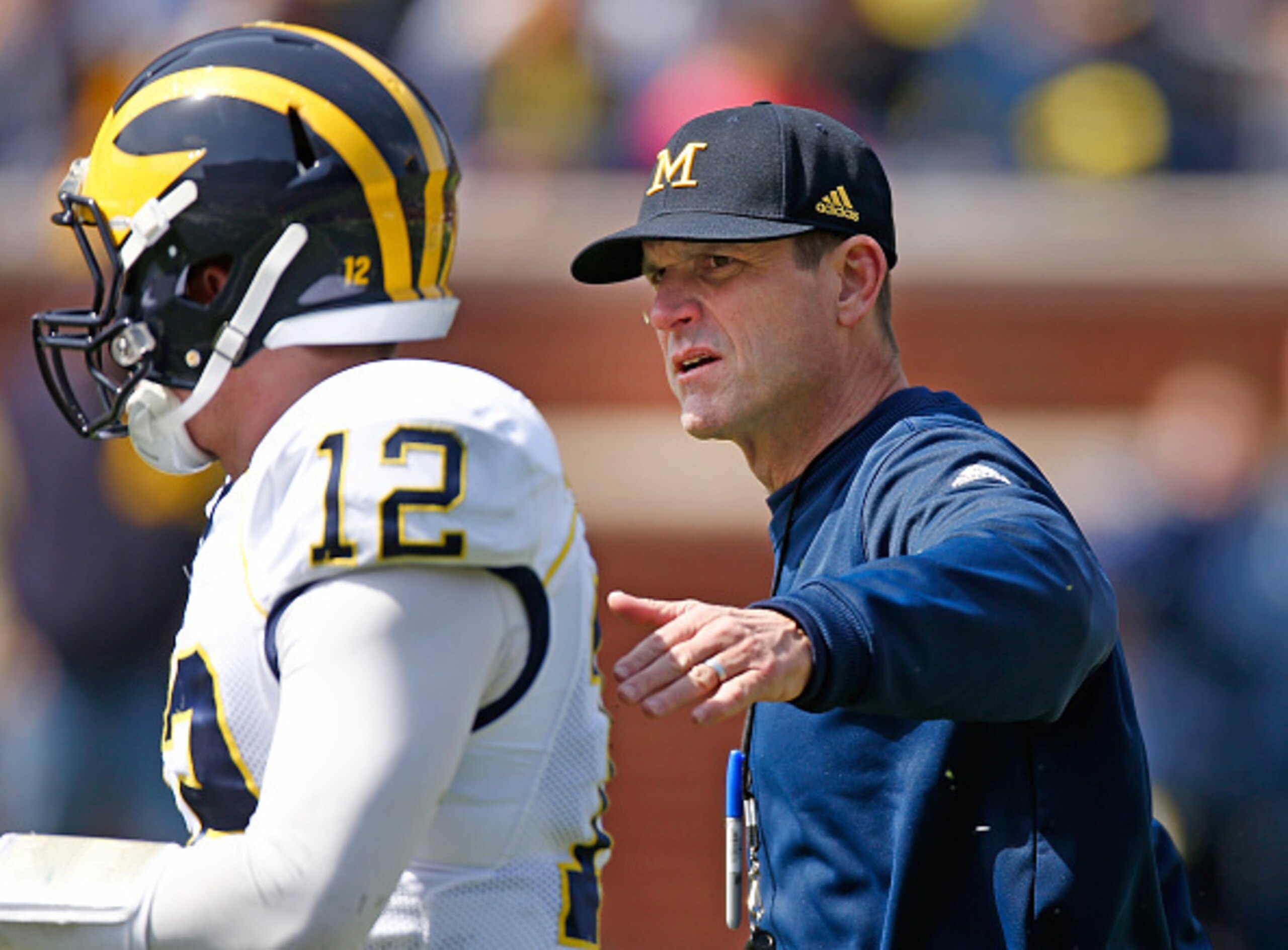 Jim Harbaugh has some work ahead in his first season at Michigan.