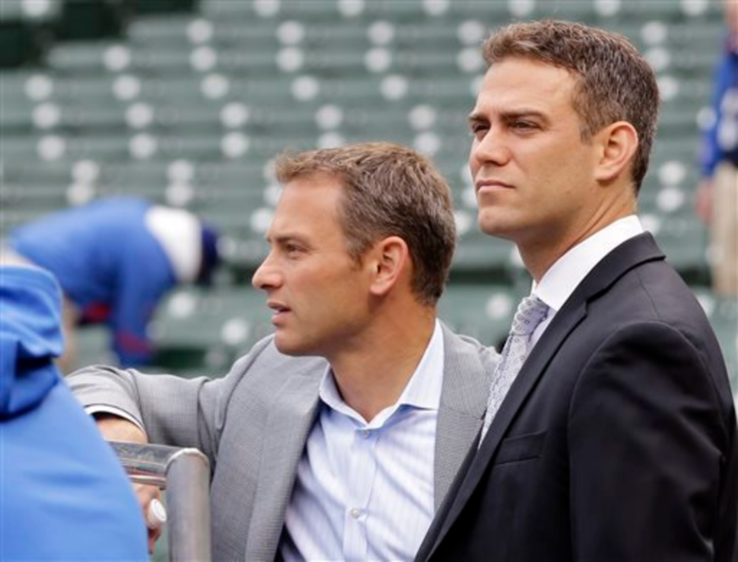 Jed Hoyer and Theo Epstein won't be limited at the trade deadline. Jed Hoyer and Theo Epstein won't be limited at the trade deadline.