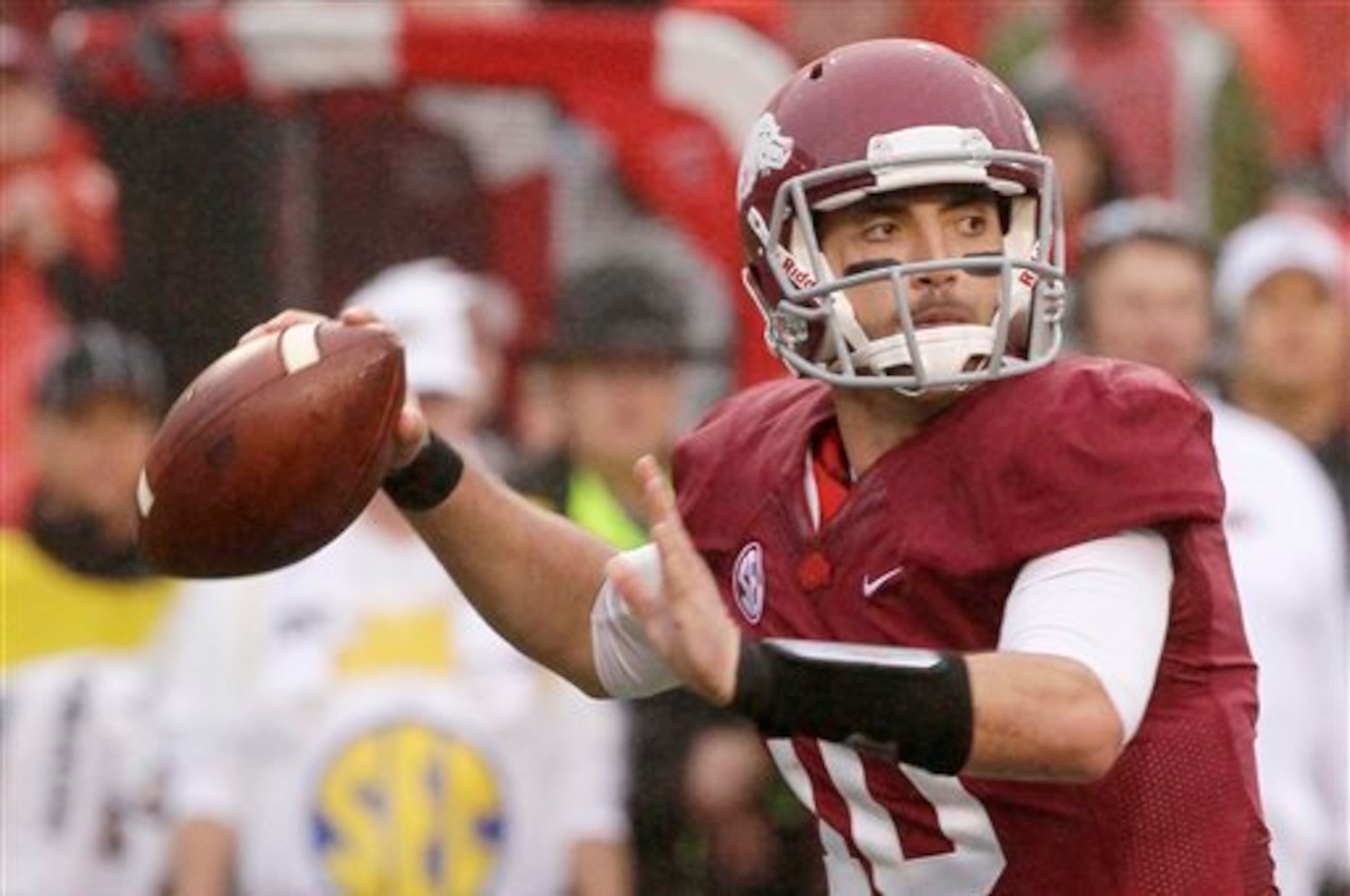 Brandon Allen has steadily improved as Arkansas' quarterback. Brandon Allen has steadily improved as Arkansas' quarterback.