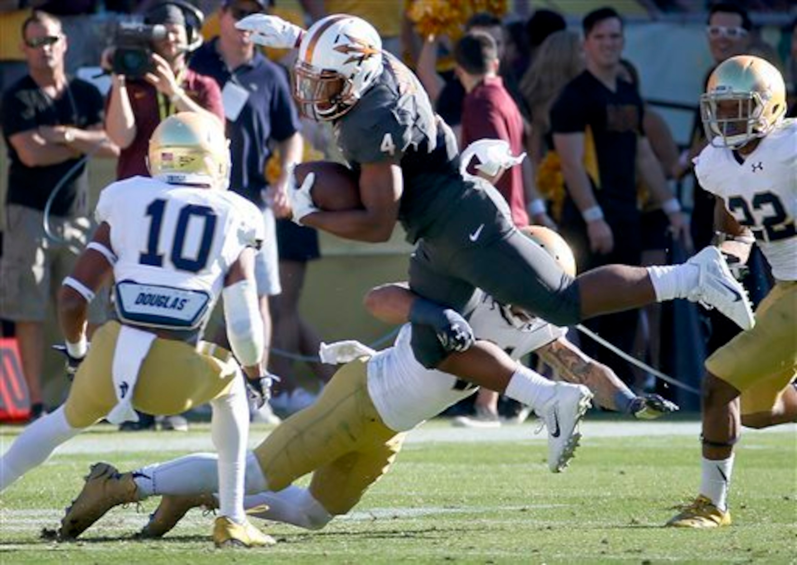 Demario Richard looks to build on a solid freshman season as Arizona State's lead tailback this fall. Demario Richard looks to build on a solid freshman season as Arizona State's lead tailback this fall.