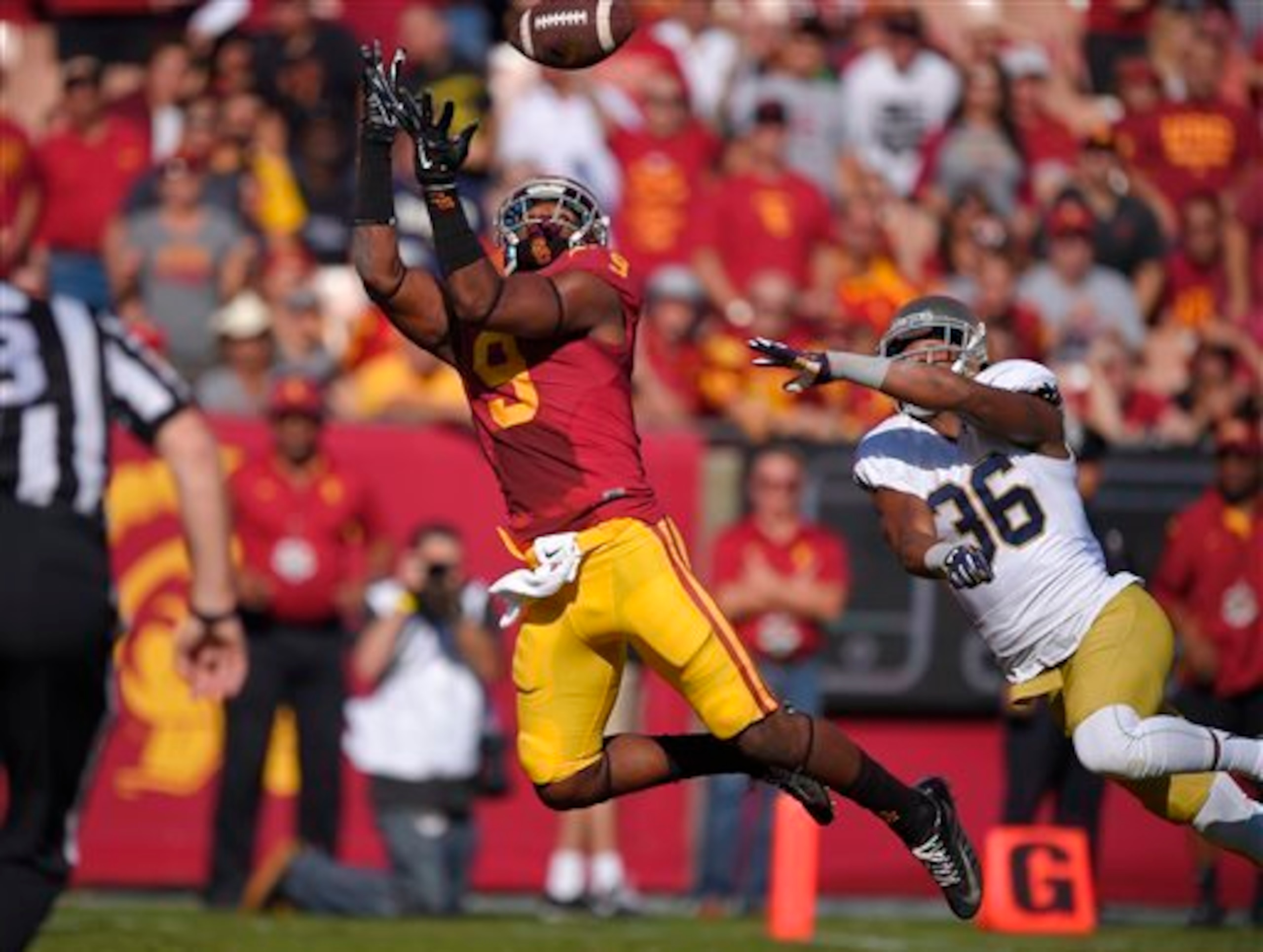 JuJu Smith is poised for an even bigger role in USC's offense this fall. JuJu Smith is poised for an even bigger role in USC's offense this fall.