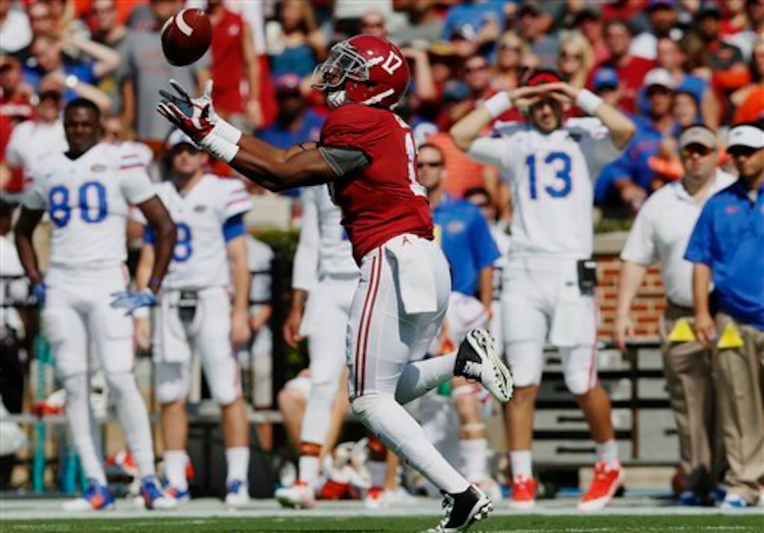 Kenyan Drake has the skills to be a versatile option for Alabama's backfield this fall. Kenyan Drake has the skills to be a versatile option for Alabama's backfield this fall.