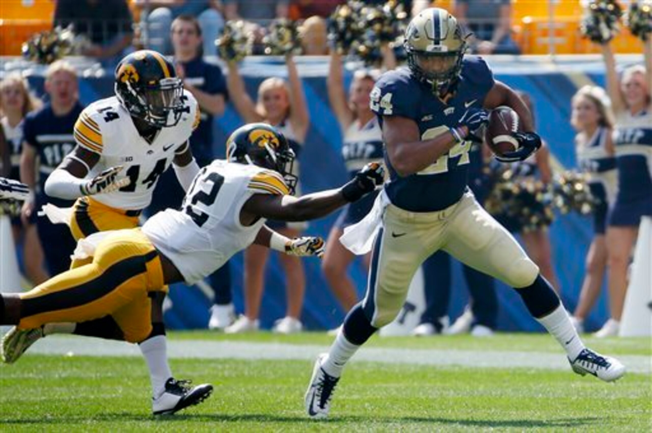James Conner is a special, elusive talent in Pitt's backfield. James Conner is a special, elusive talent in Pitt's backfield.