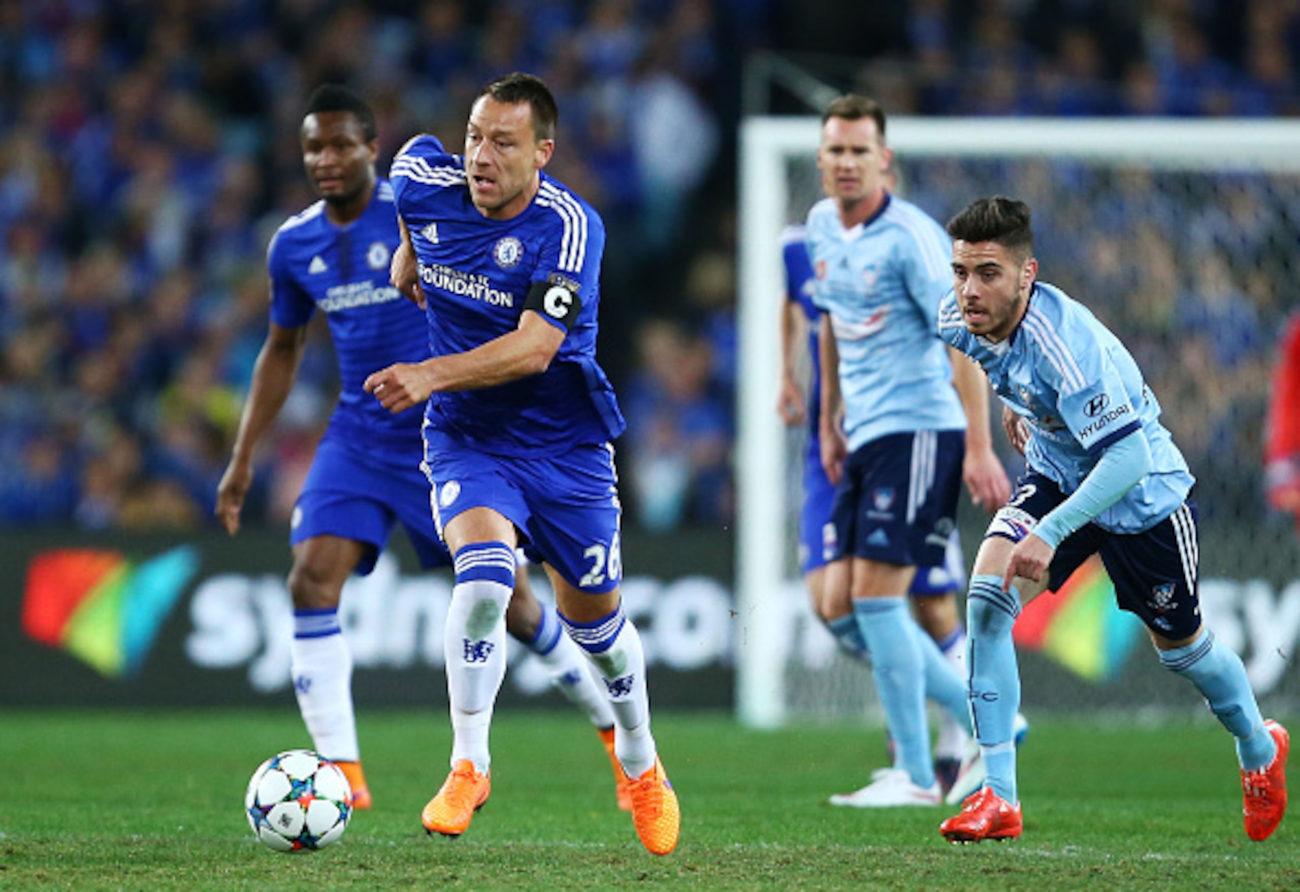 John Terry will lead Chelsea against their old foes.