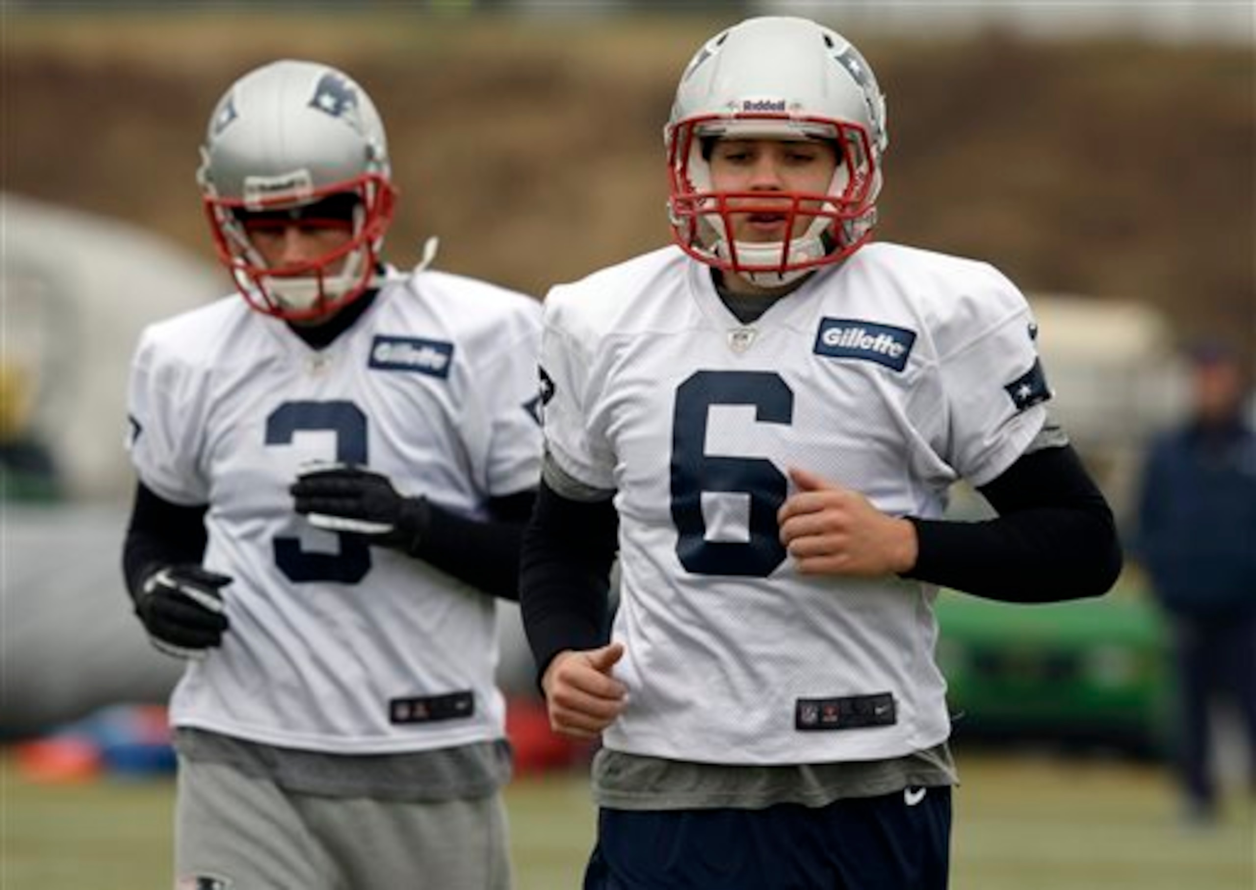 Stephen Gostkowski (3, left) will be the starting kicker in 2015, and Ryan Allen (right) will be the punter. Stephen Gostkowski (3, left) will be the starting kicker in 2015, and Ryan Allen (right) will be the punter.