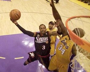 Thanks to Allen Iverson, Philadelphia made a surprise trip to the 2001 NBA Finals.