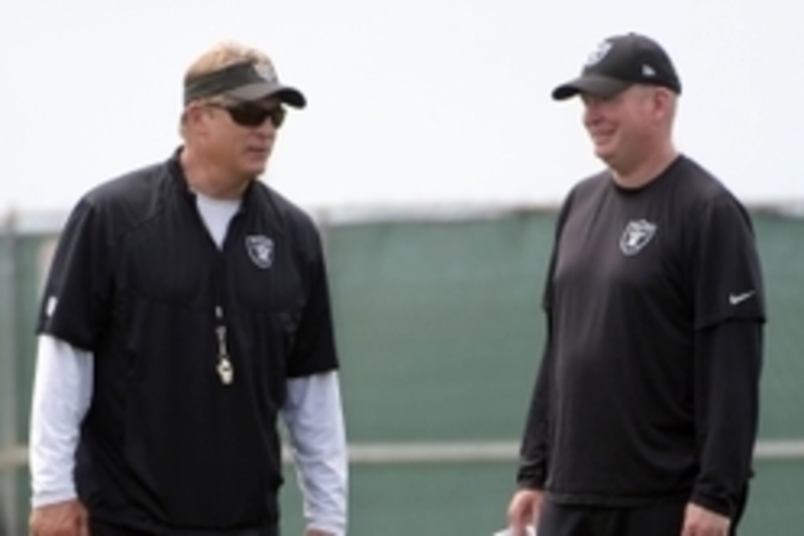 (left) Jack Del Rio (right) Bill Musgrave