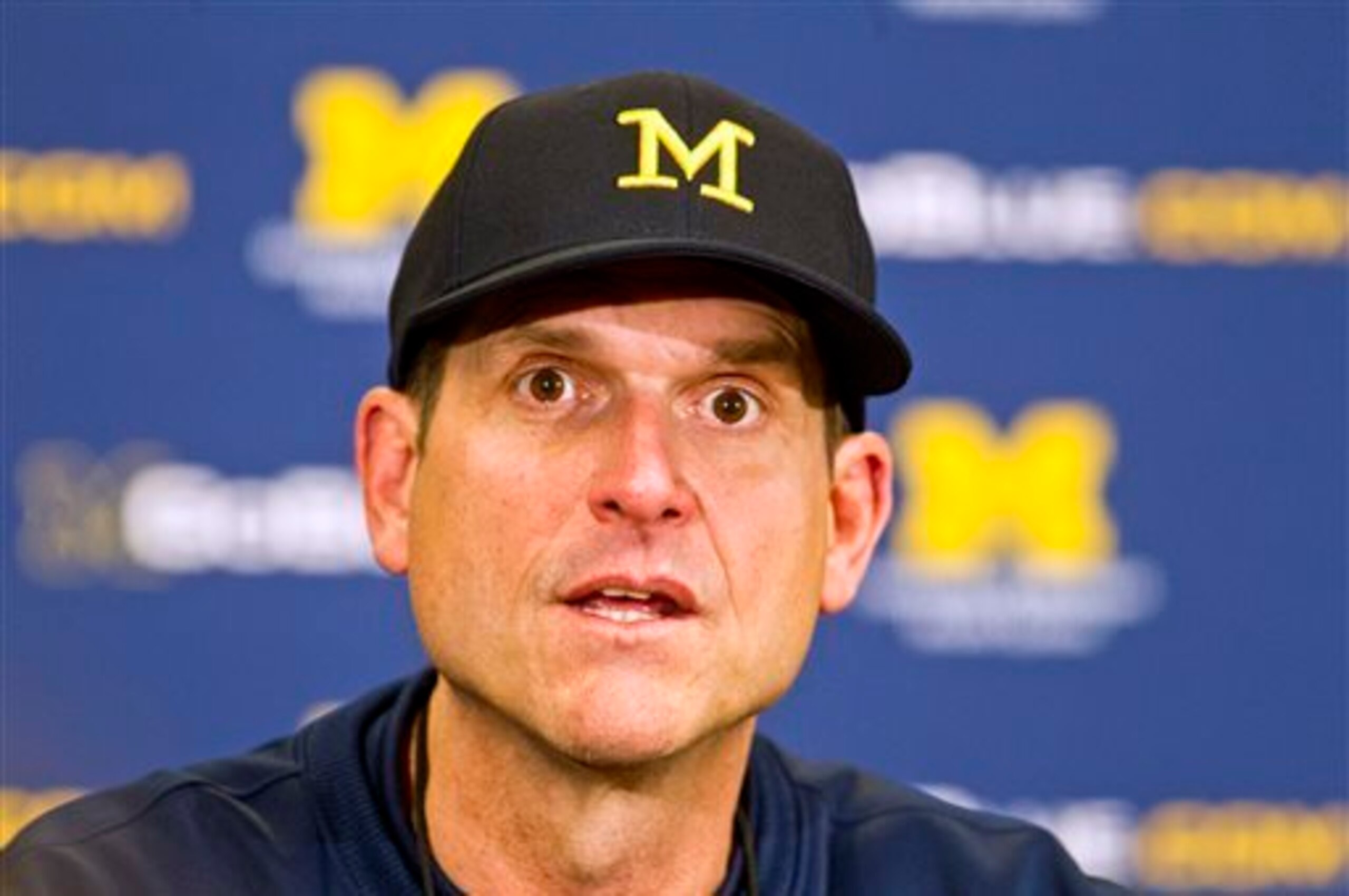 The eyes of an intense coach. The eyes of an intense coach.
