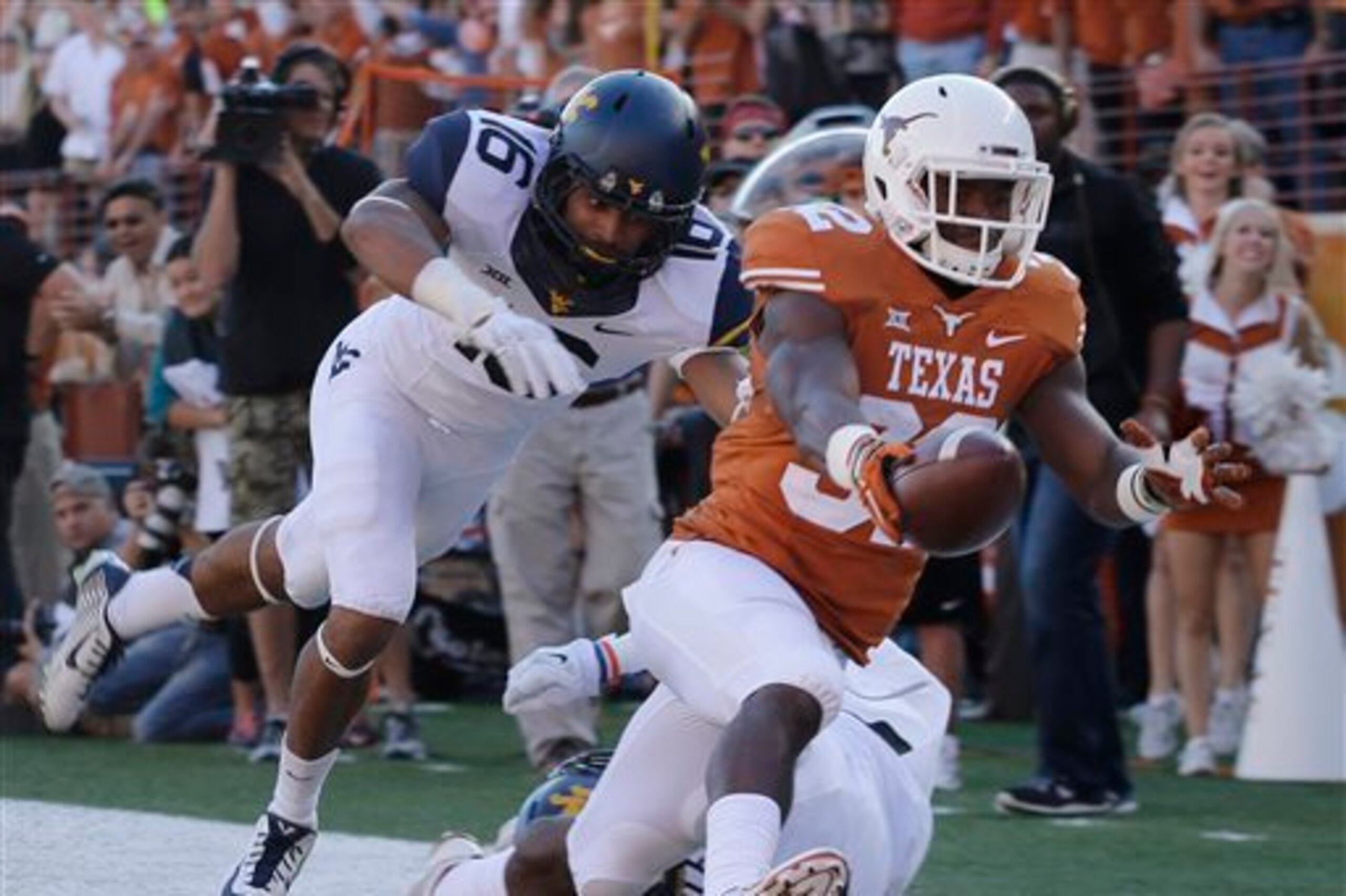 The running game, led by Johnathan Gray, will be one of Texas' strengths during the 2015 season. The running game, led by Johnathan Gray, will be one of Texas' strengths during the 2015 season.