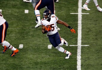 Ka'Deem Carey is one of five running backs vying for the No. 2 spot on the depth chart behind Matt Forte.