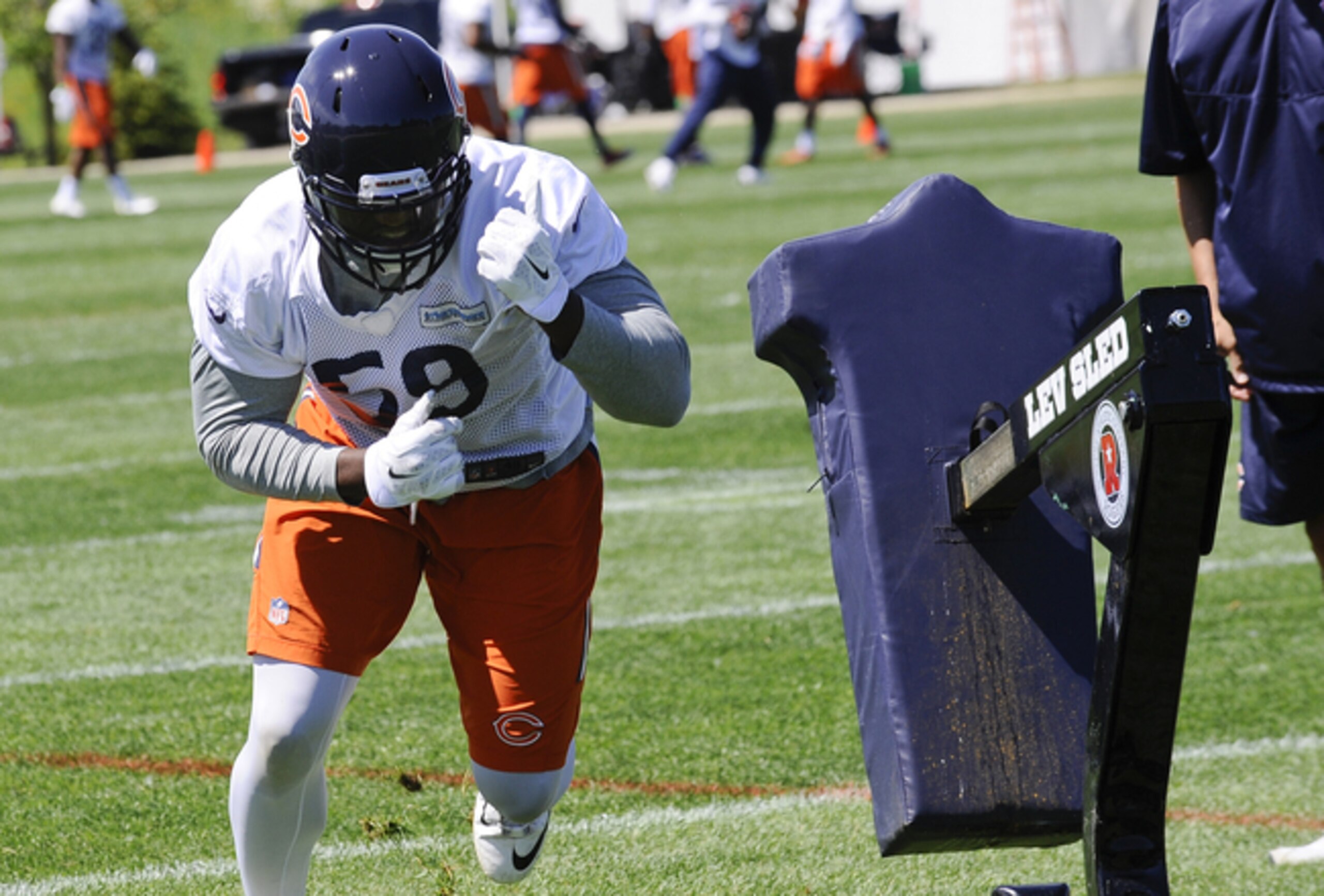 Christian Jones is one of four linebackers competing for one of the starting inside linebacker jobs this offseason.