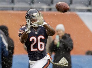 Veteran cornerback Tim Jennings could get pushed by Alan Ball this offseason for the starting cornerback job.