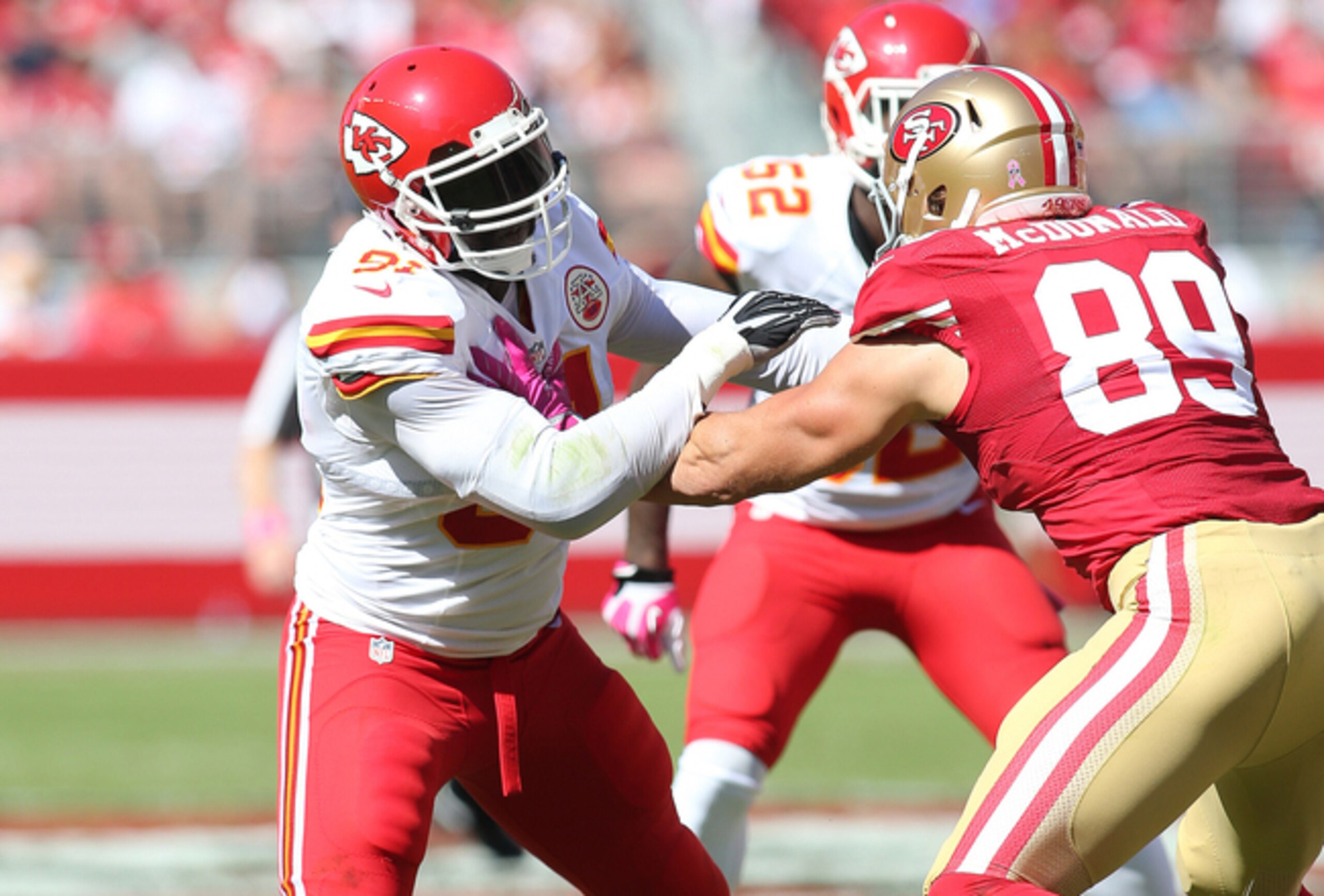Vance McDonald is a premier blocking tight end.