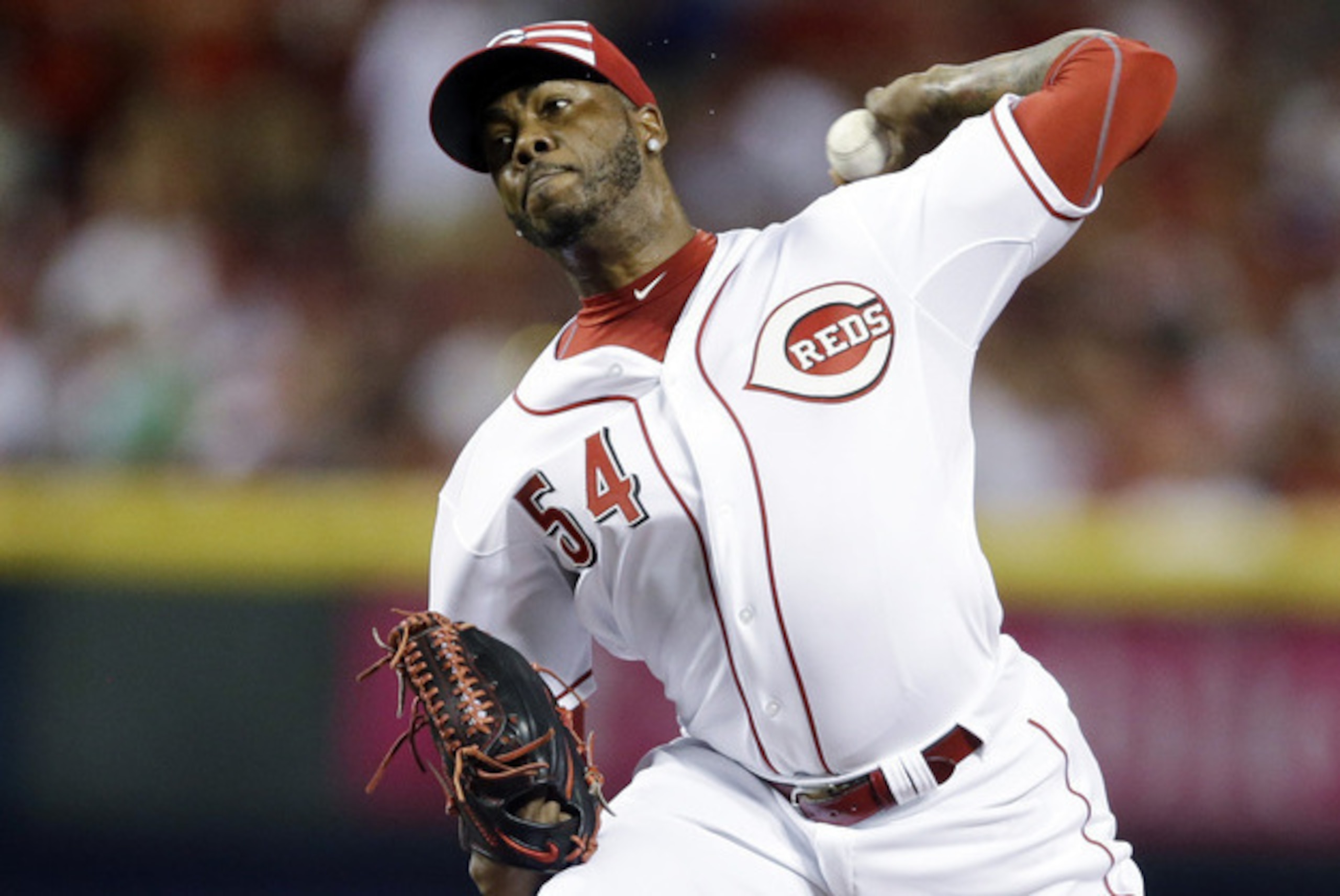 The Reds have some obvious trade chips, but Aroldis Chapman's name should be on the table, too. The Reds have some obvious trade chips, but Aroldis Chapman's name should be on the table, too.
