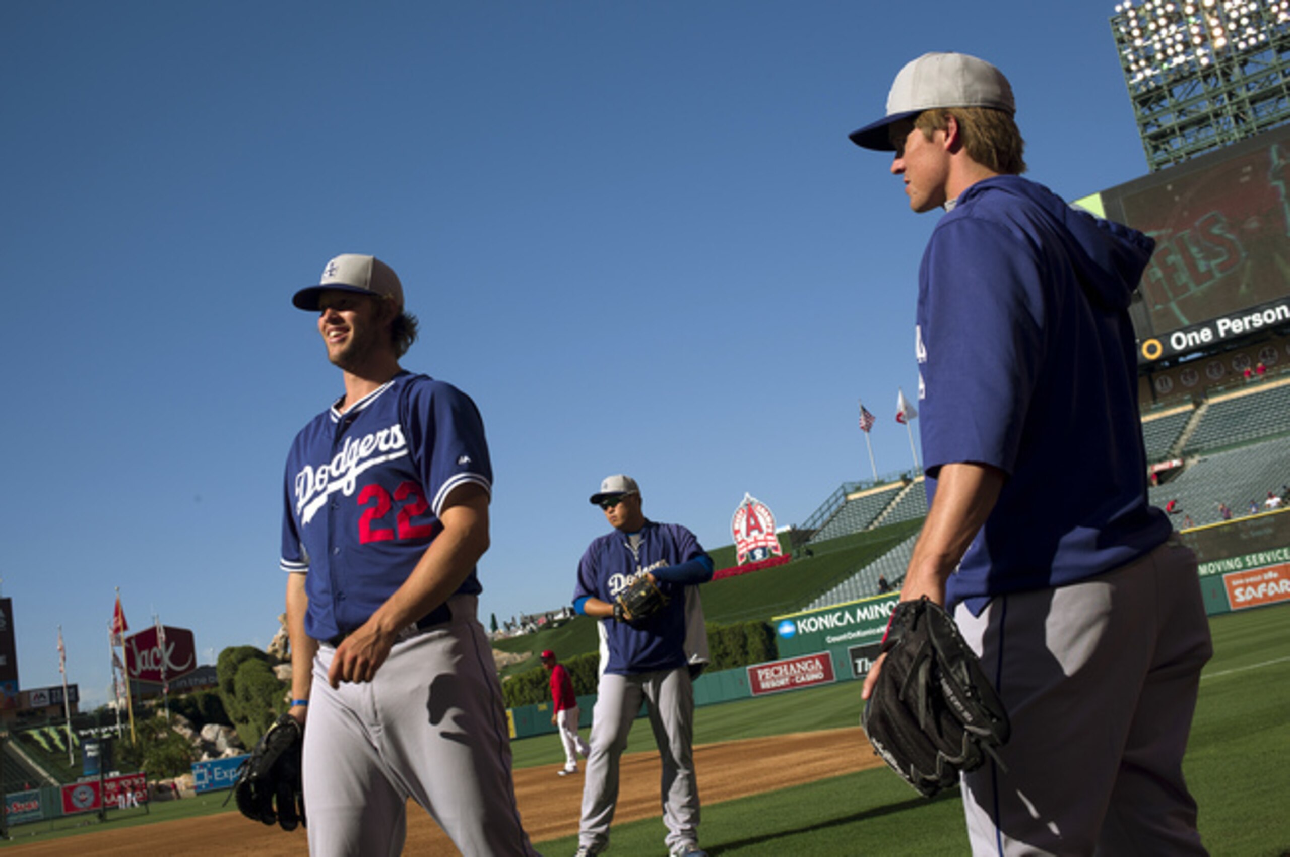 Clayton Kershaw and Zack Greinke have the front of the Dodgers rotation taken care of, but the rest of the staff needs some work. Clayton Kershaw and Zack Greinke have the front of the Dodgers rotation taken care of, but the rest of the staff needs some work.