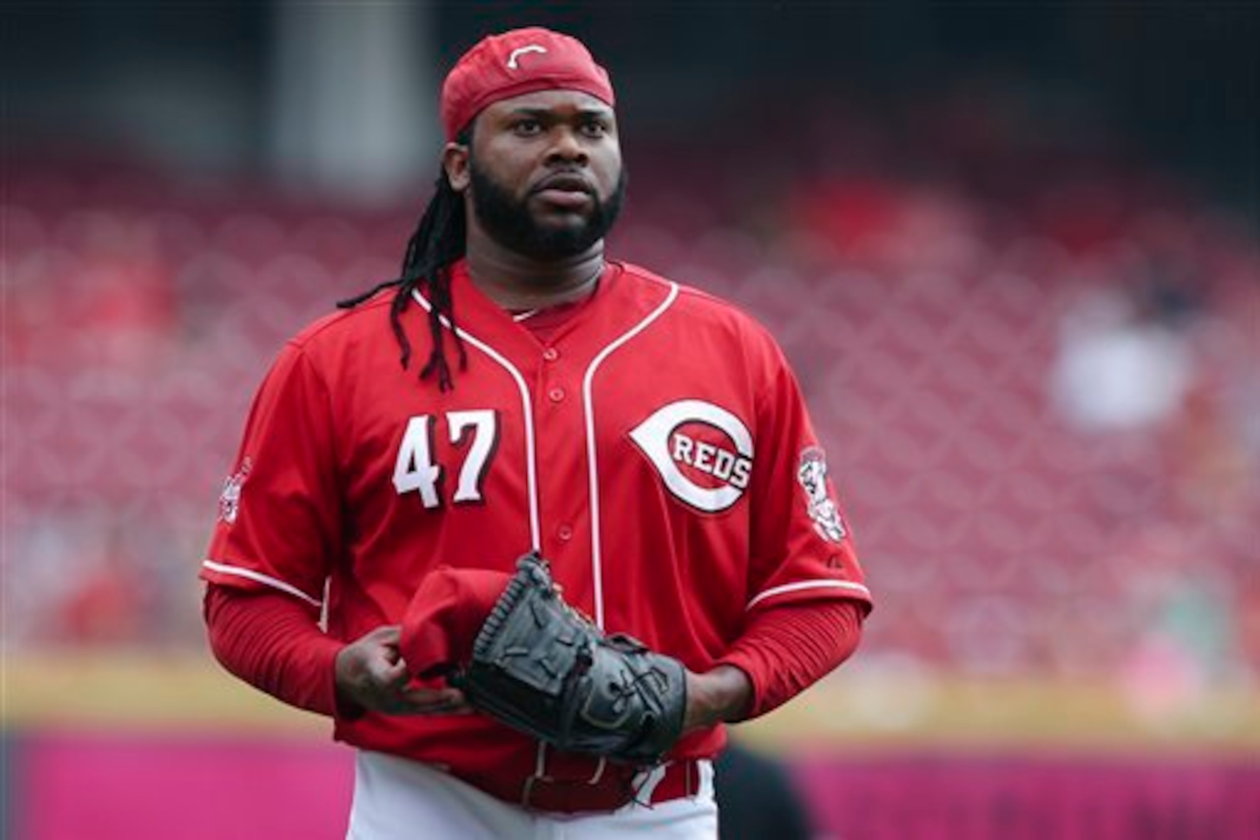 Johnny Cueto should pack his bags. Johnny Cueto should pack his bags.