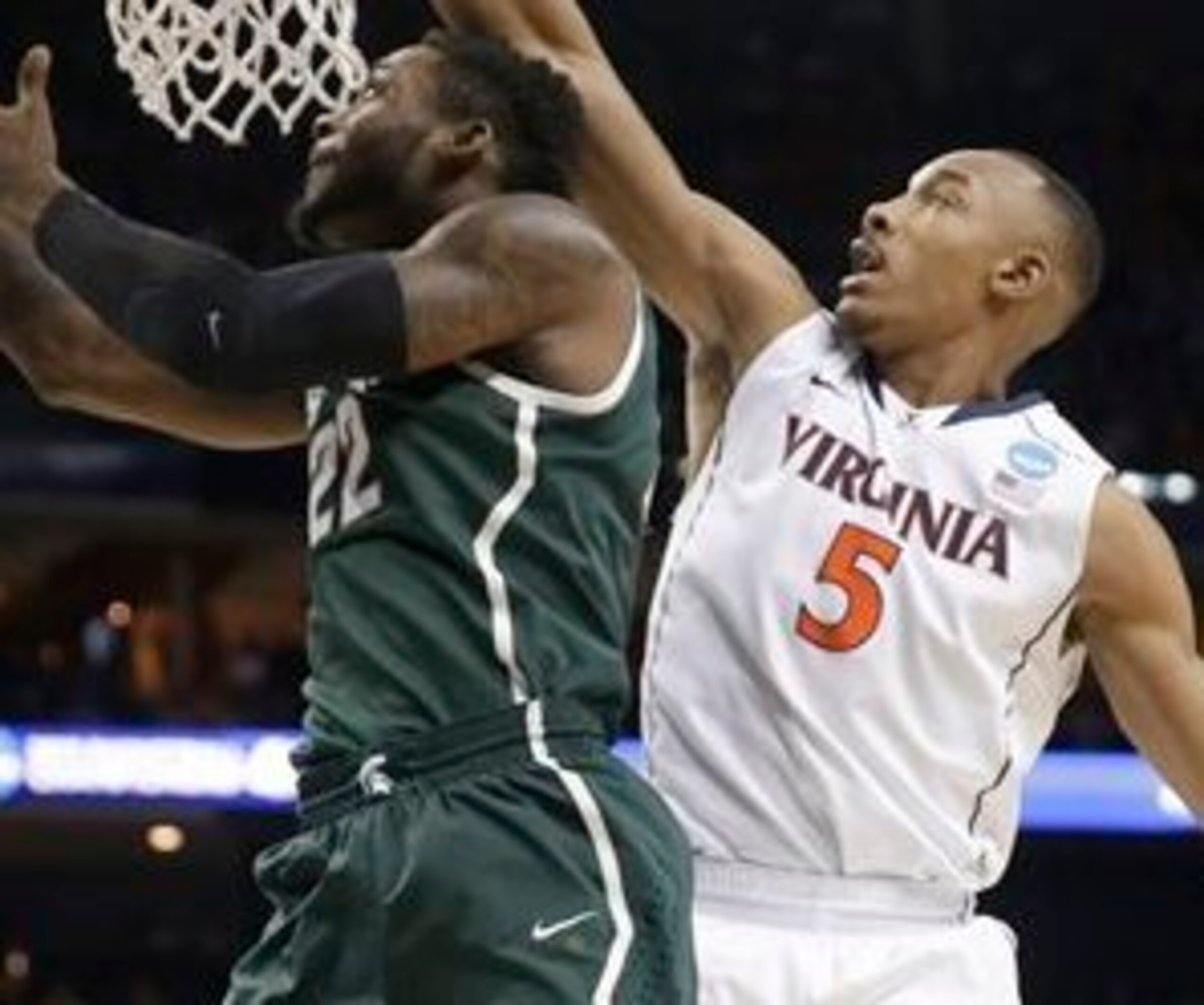 Former Virginia forward Darion Atkins Former Virginia forward Darion Atkins