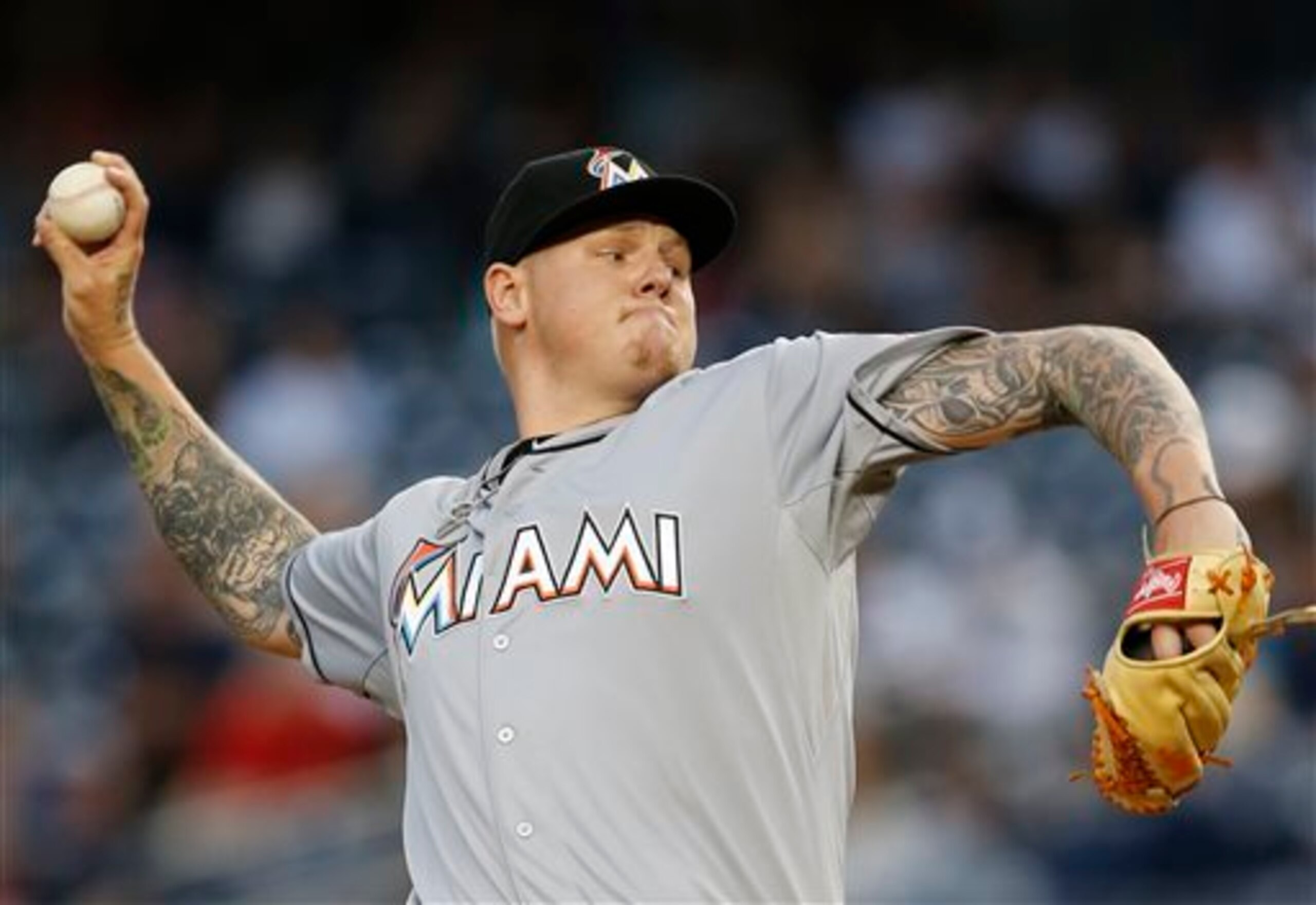 Mat Latos is one of Miami's most attractive trade chips.