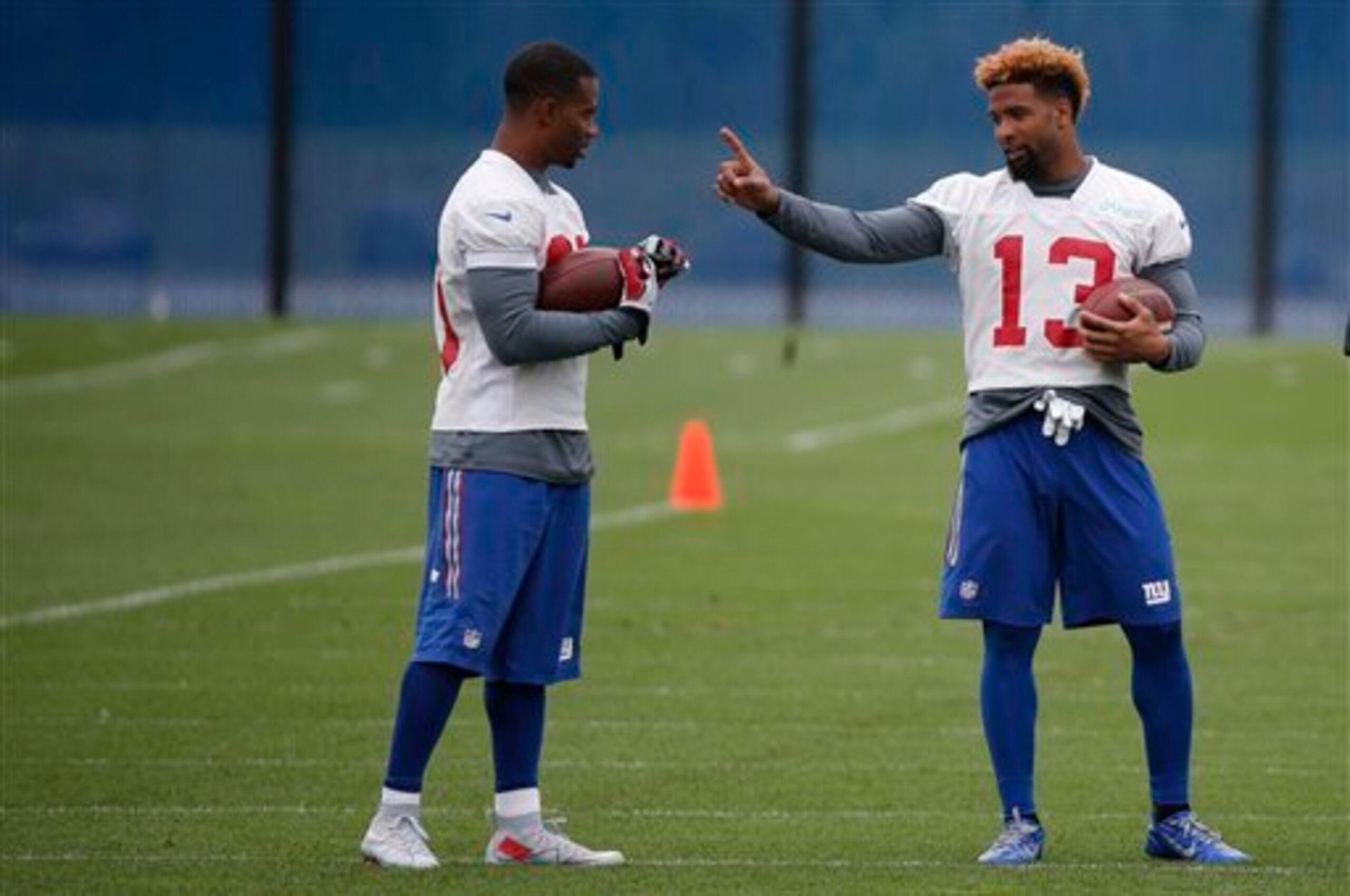 Victor Cruz (left) and Odell Beckham Jr.