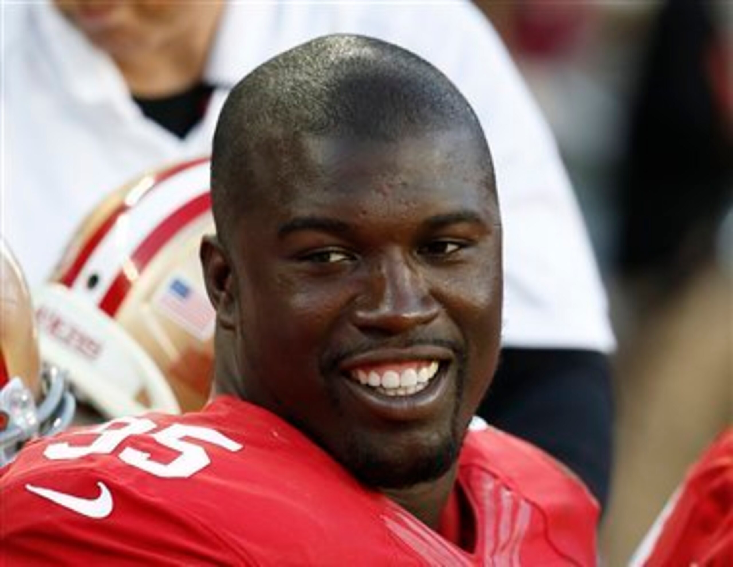 Can Tank Carradine occupy the void left by defensive end Justin Smith?