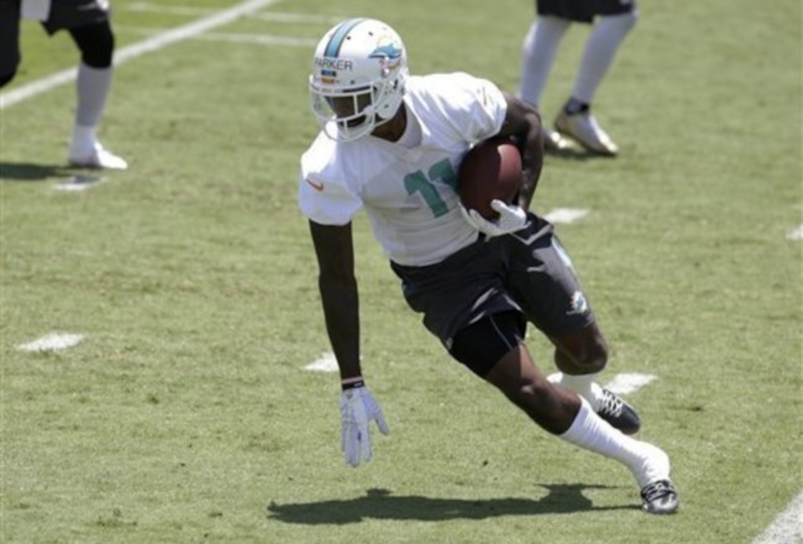 DeVante Parker (11, above) has the potential to lead the Dolphins into the future at wide receiver.