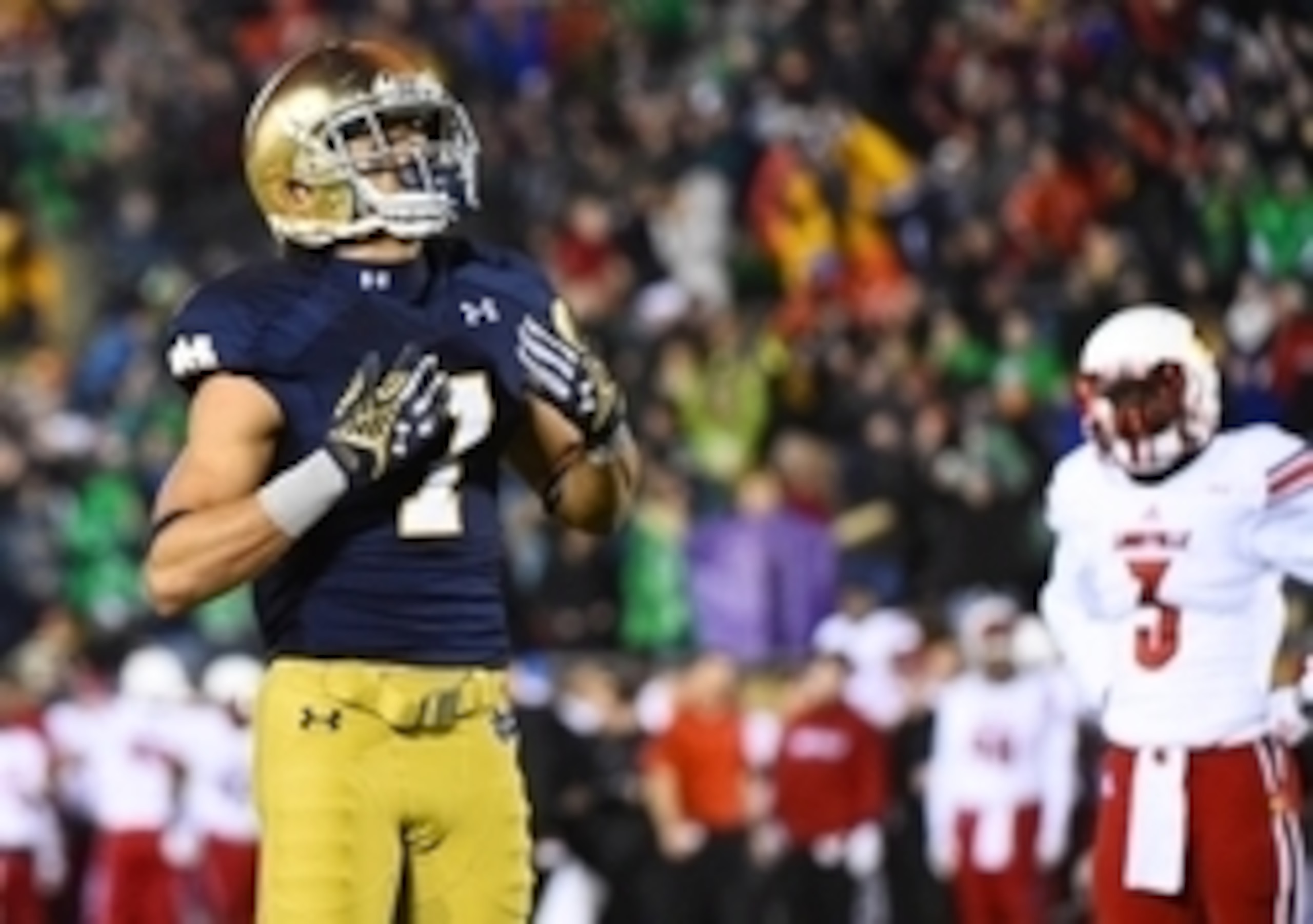 Fuller figures to be a standout at receiver for the Irish.