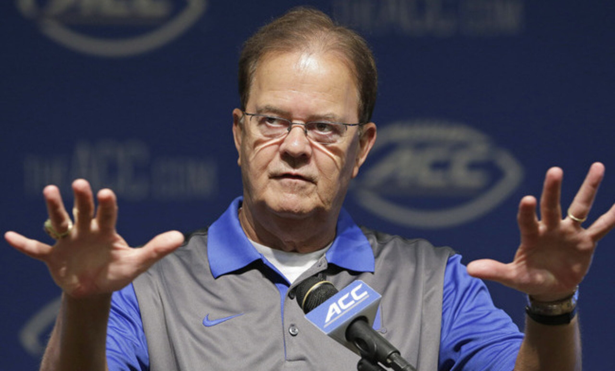 Duke head coach David Cutcliffe