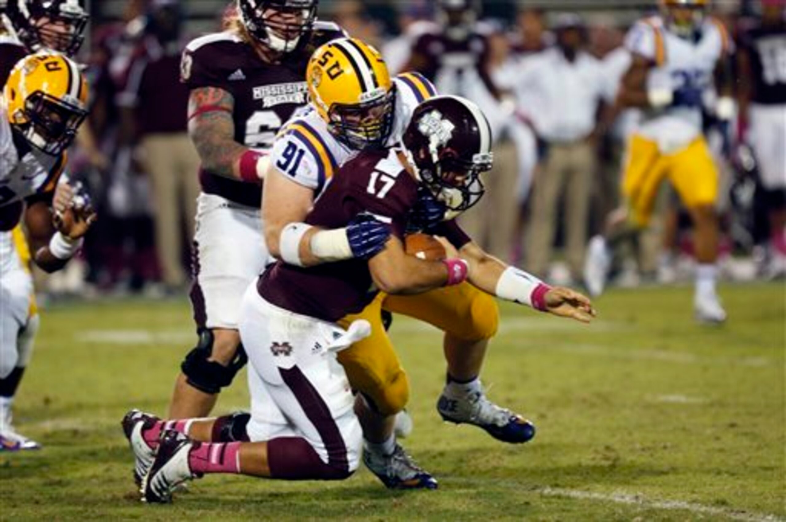 Christian LaCouture will lead the LSU defensive line in a big way. Christian LaCouture will lead the LSU defensive line in a big way.