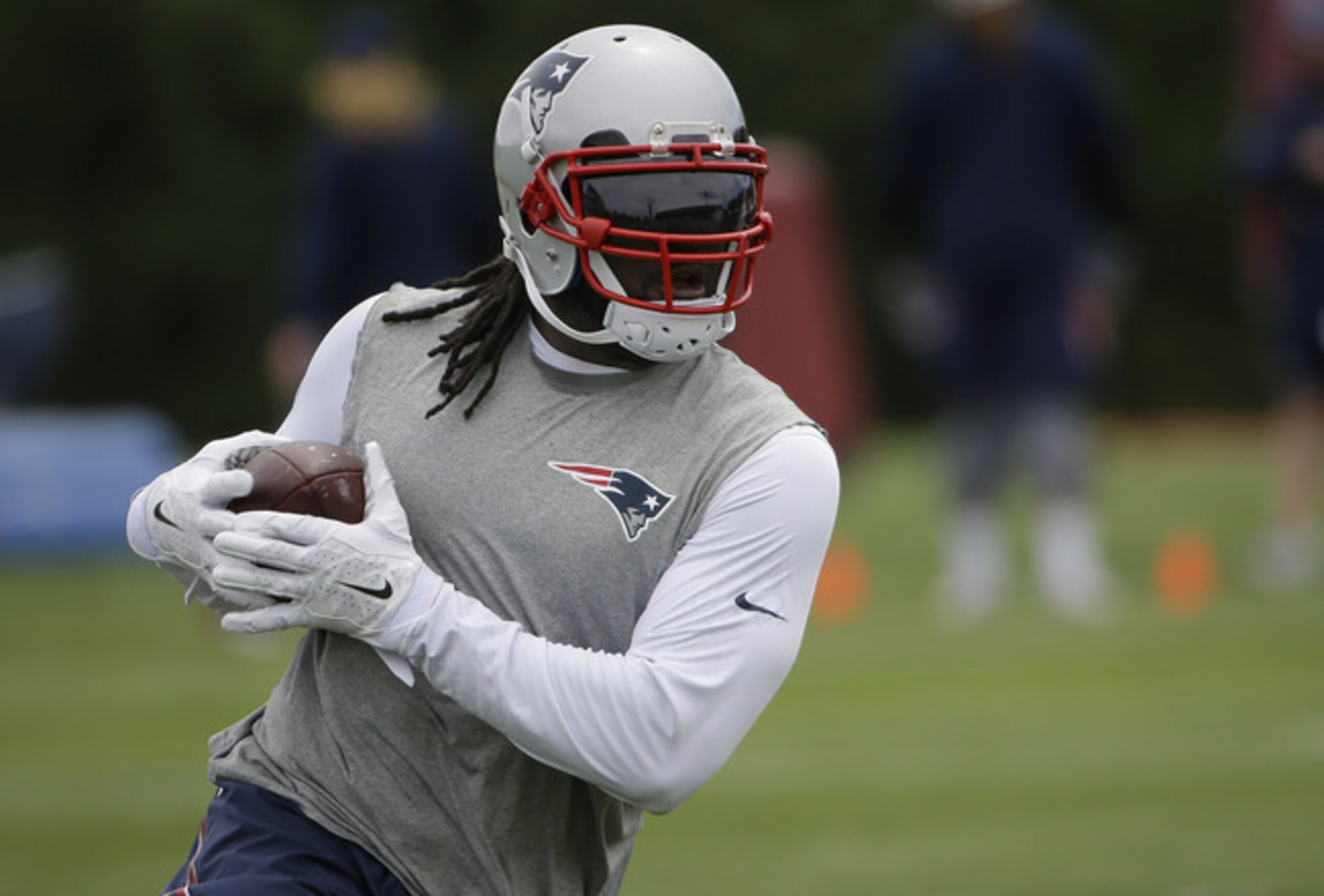 Running back LeGarrette Blount (above) has proved he can be the bell cow for the Patriots offense in the past.