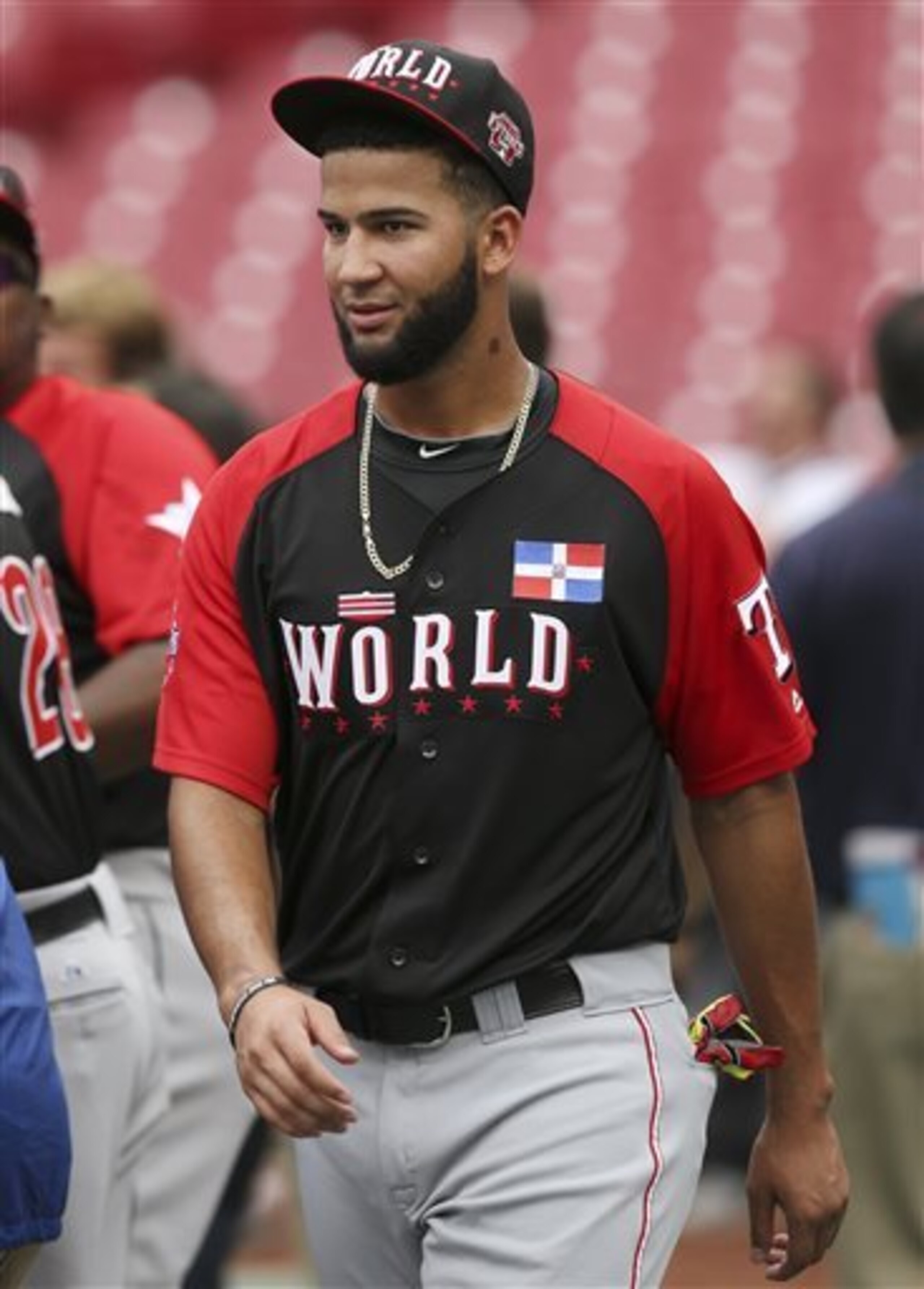 Nomar Mazara is one of the fast-rising outfielders in the minor leagues.