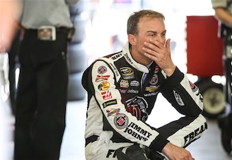 Kevin Harvick set a new qualifying record for the Brickyard 400 last year.