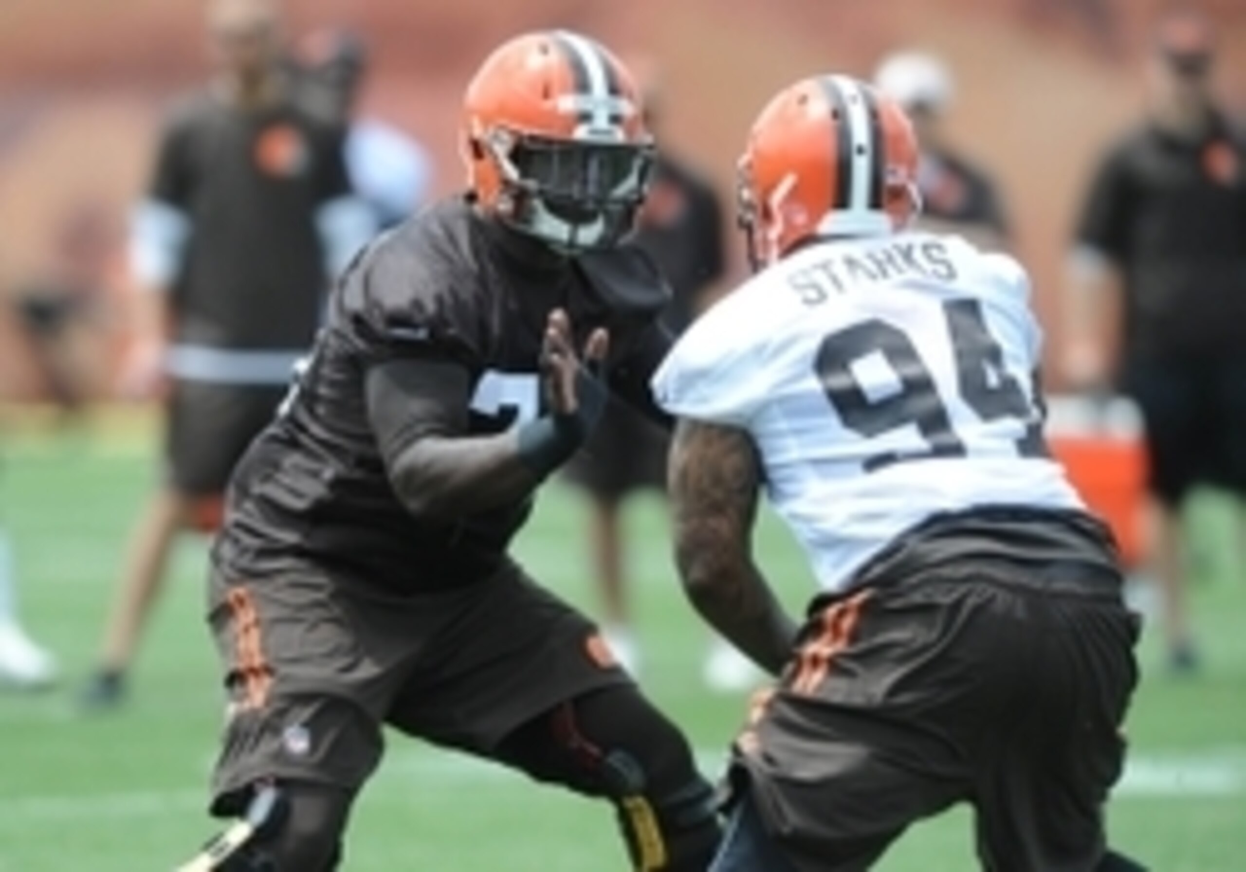 Cameron Erving is set to compete for the starting right guard job in Cleveland Browns training camp. Cameron Erving is set to compete for the starting right guard job in Cleveland Browns training camp.