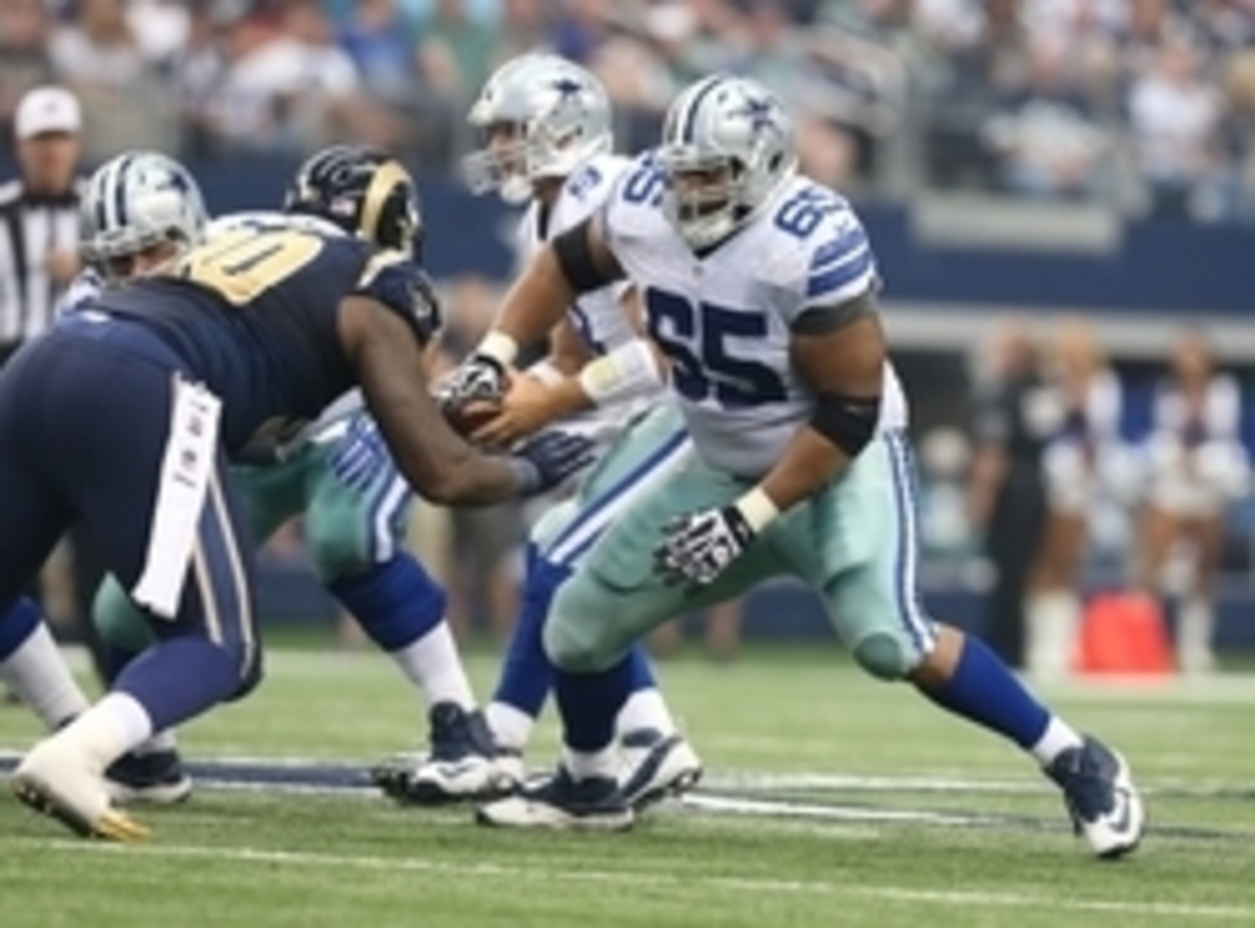Ronald Leary (65) will compete to keep his starting job on the Dallas Cowboys offensive line. Ronald Leary (65) will compete to keep his starting job on the Dallas Cowboys offensive line.
