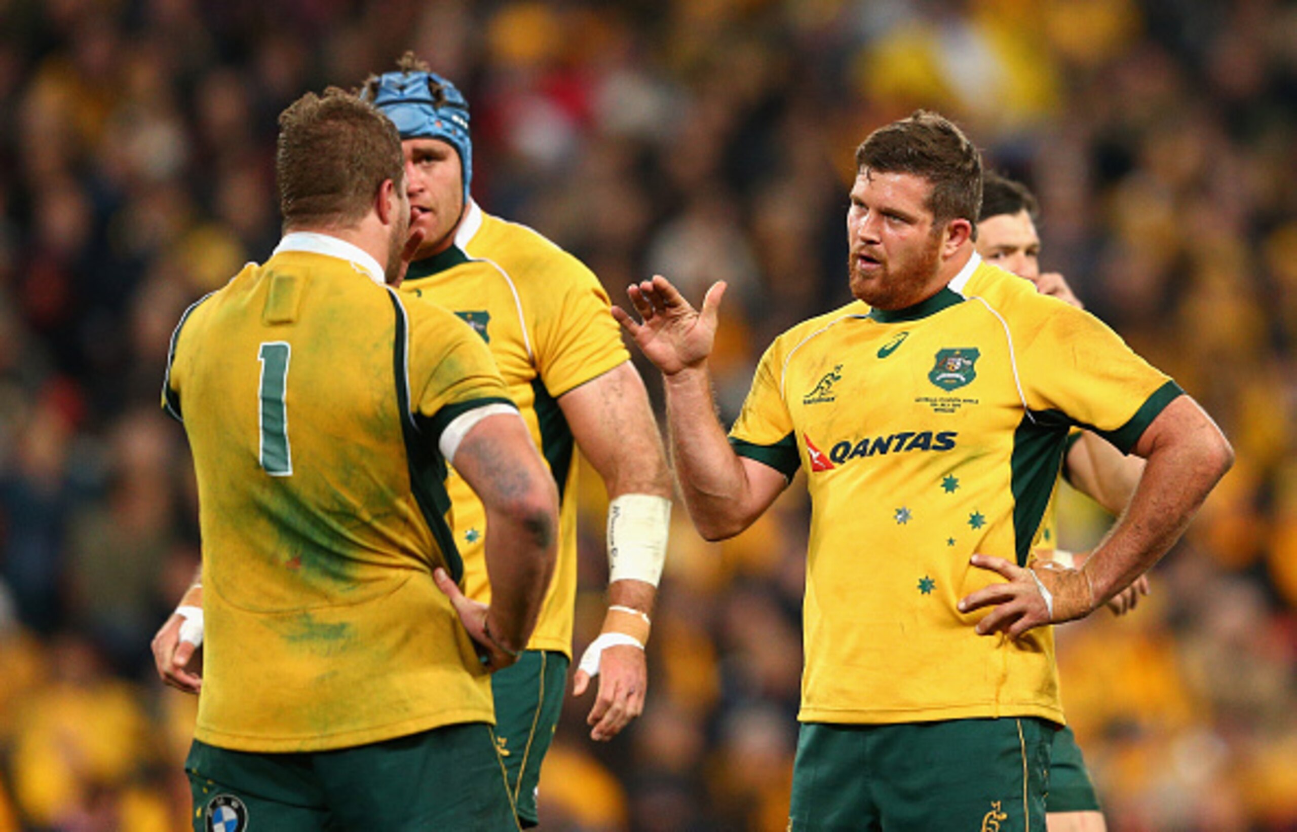Greg Holmes (right) made an impact off the bench against South Africa