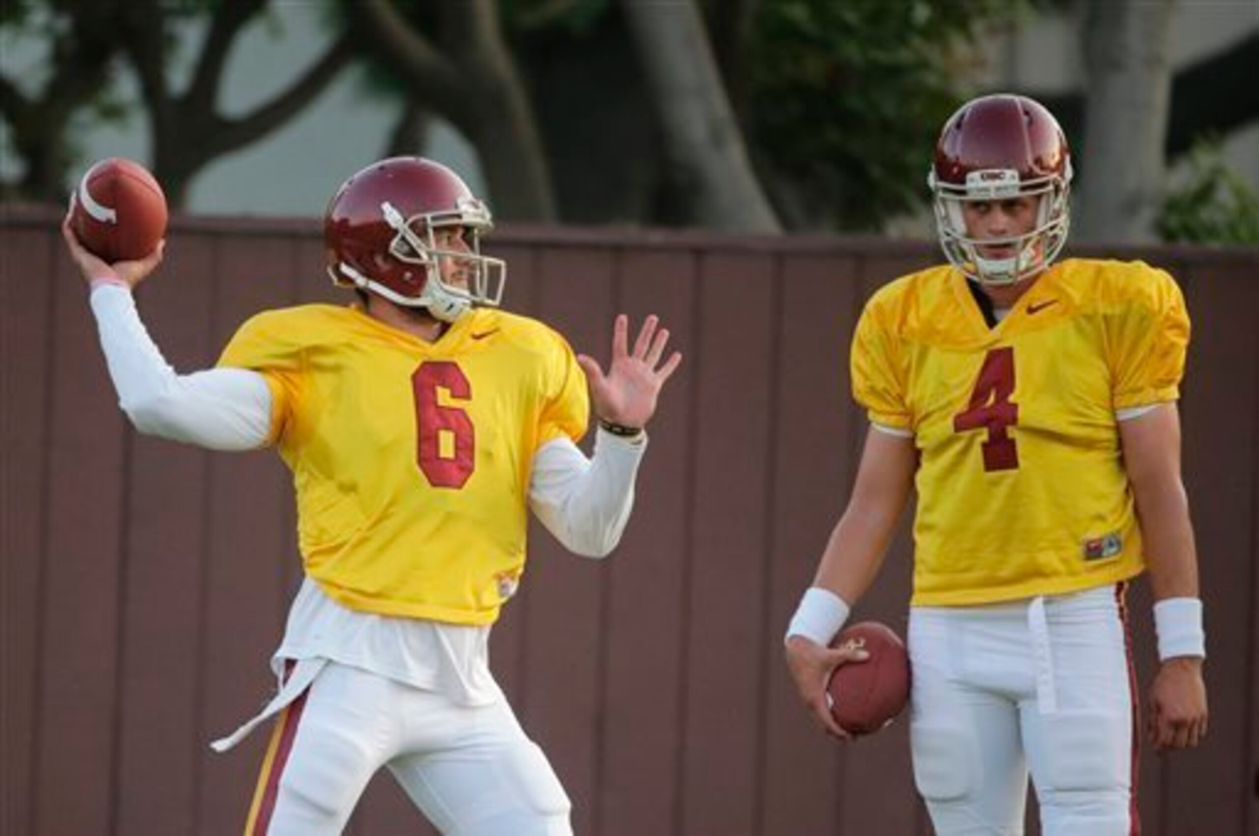 Cody Kessler (left) and Max Browne (right)