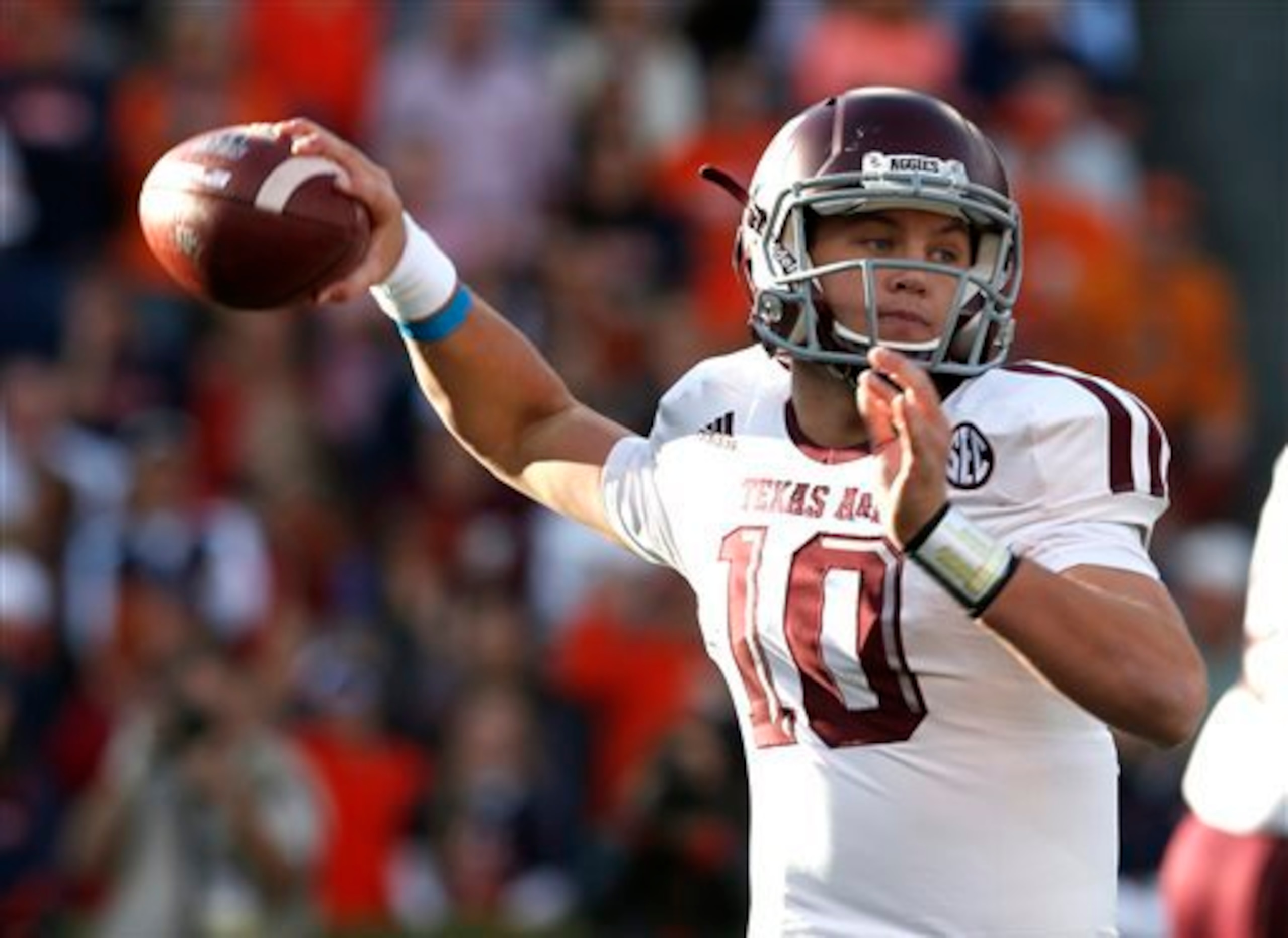 Allen returns to lead a strong passing attack for the Aggies.