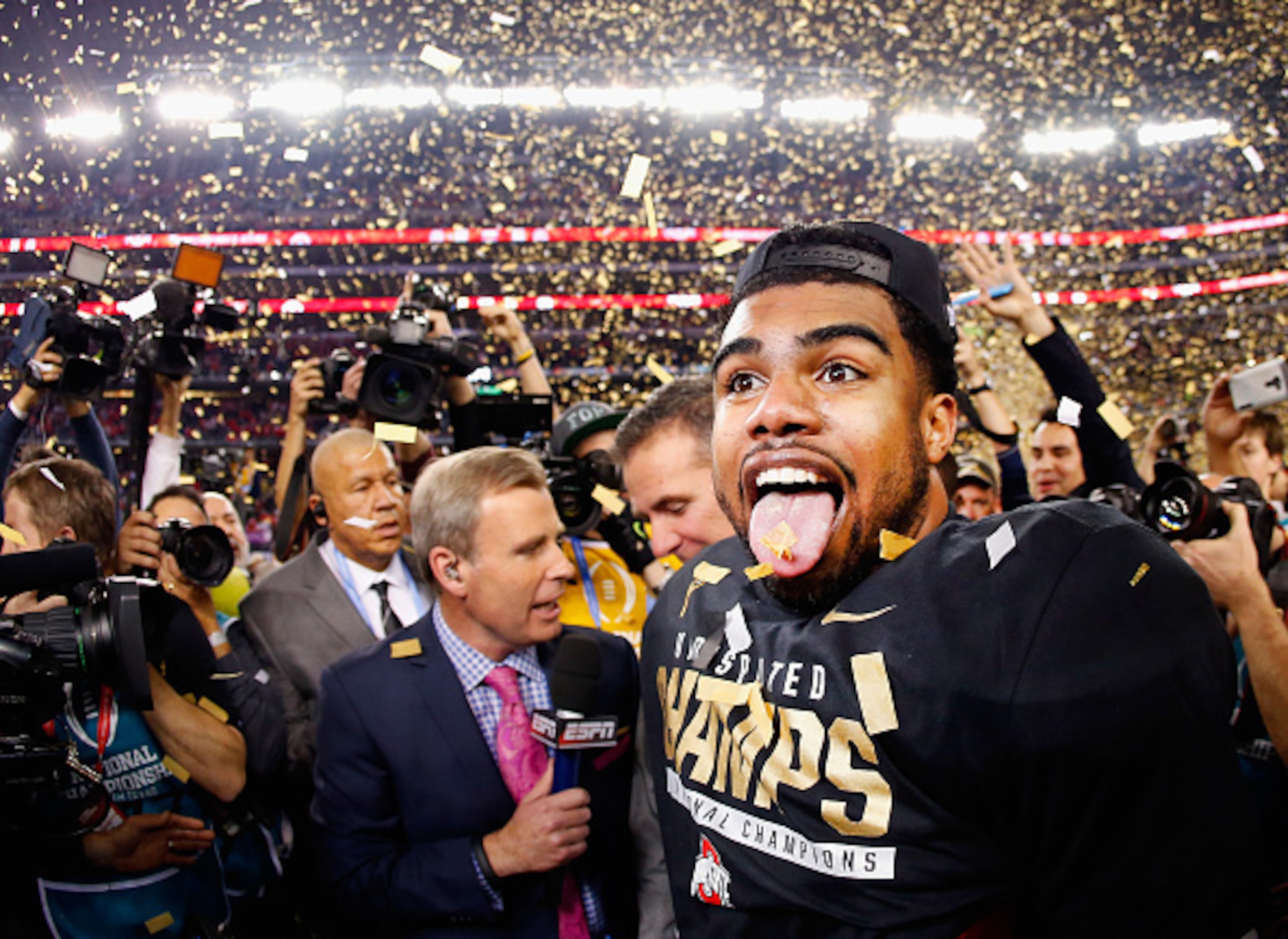 Cardale Jones and the Ohio State Buckeyes are quite happy with the College Football Playoff format.