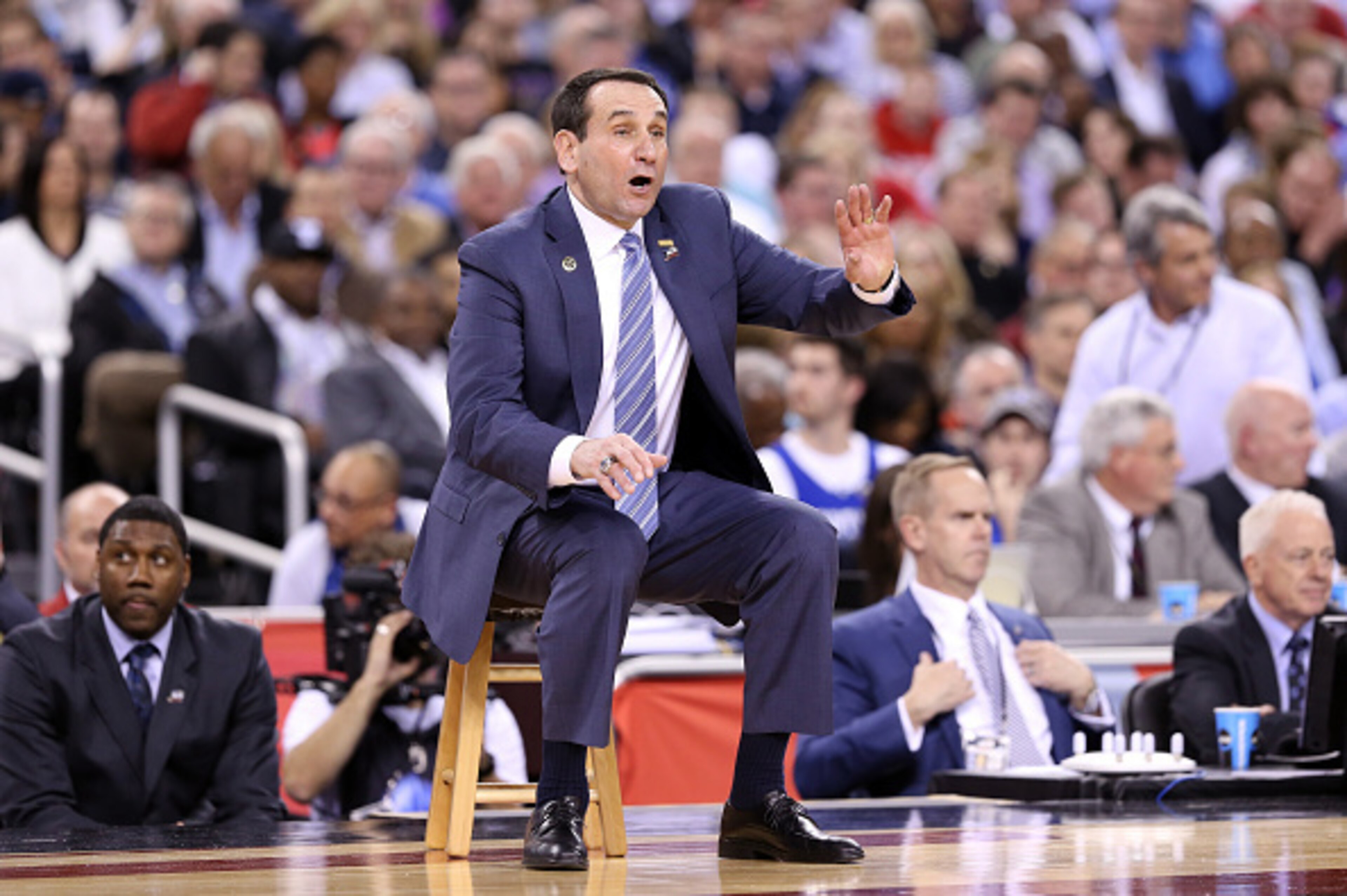 Mike Krzyzewski and the rest of the NCAA's men's basketball coaches will have to push the pace faster on offense next season.
