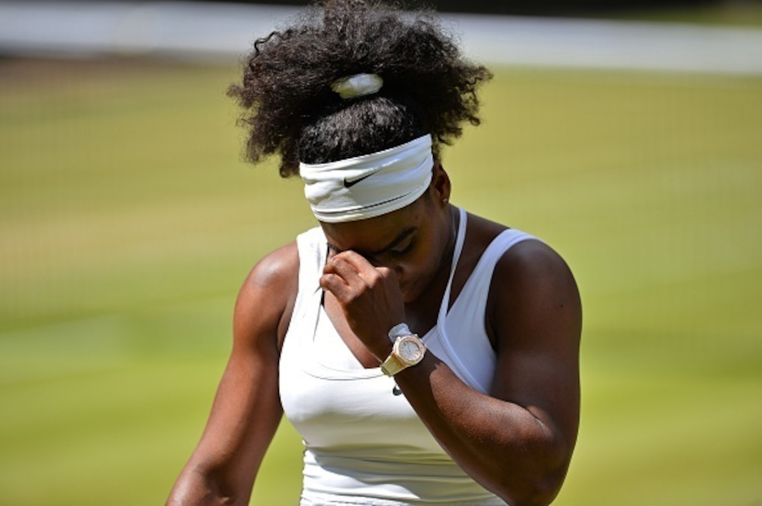 Serena Williams during the 2015 Wimbledon ladies final.