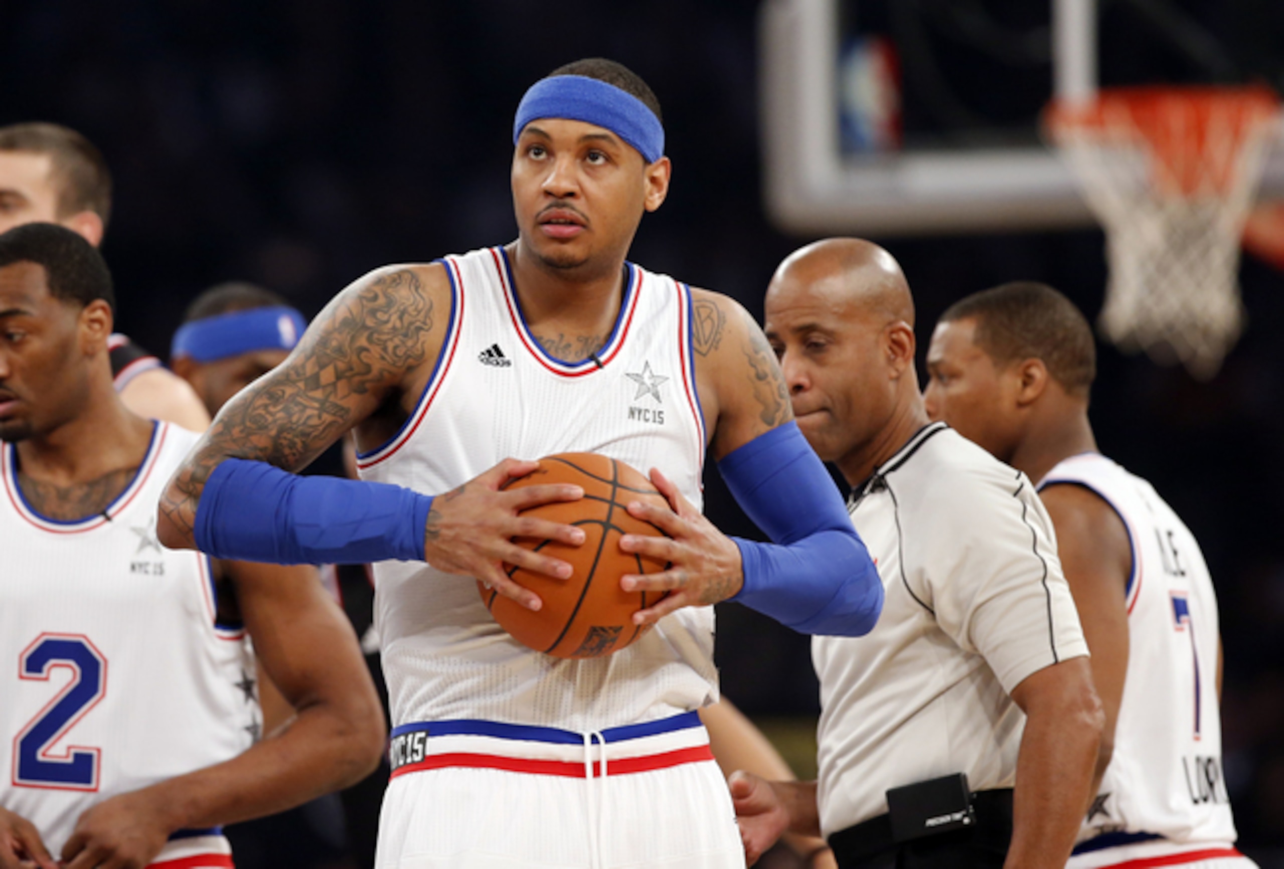 Carmelo Anthony hasn't played meaningful basketball in years and has been criticized accordingly.