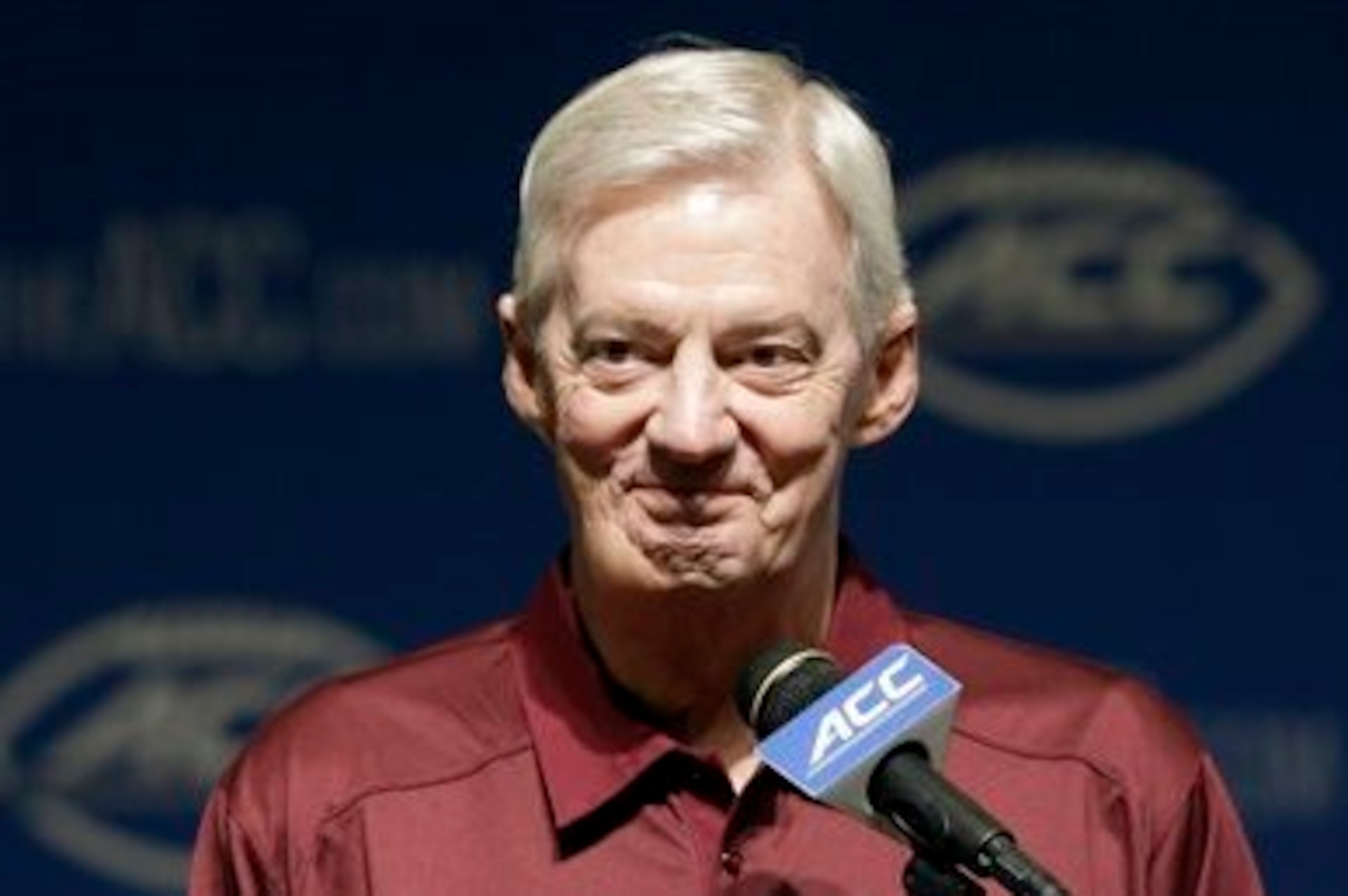 Virginia Tech head coach Frank Beamer