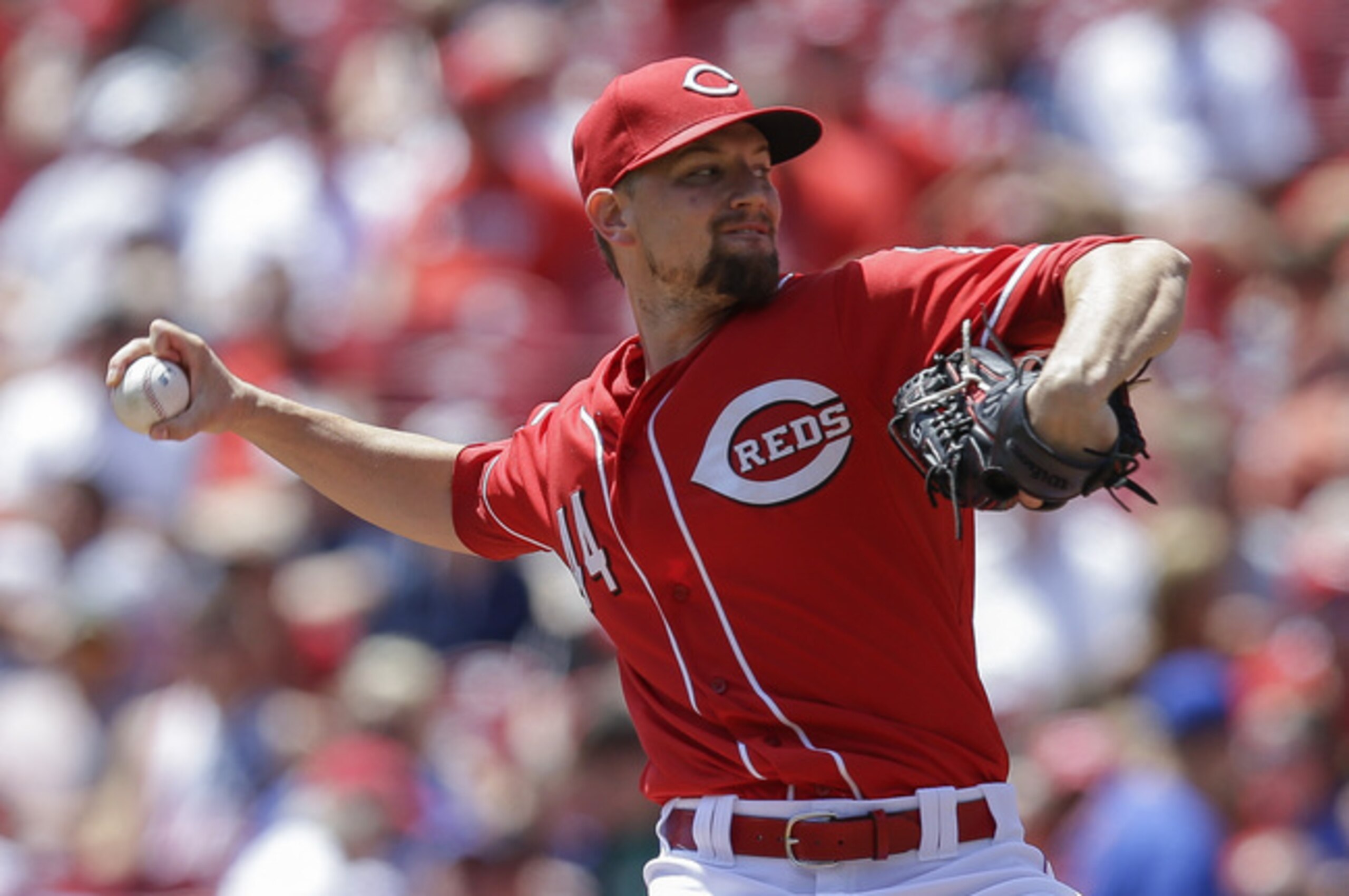 Mike Leake has saved his best for the final days before the trade deadline.
