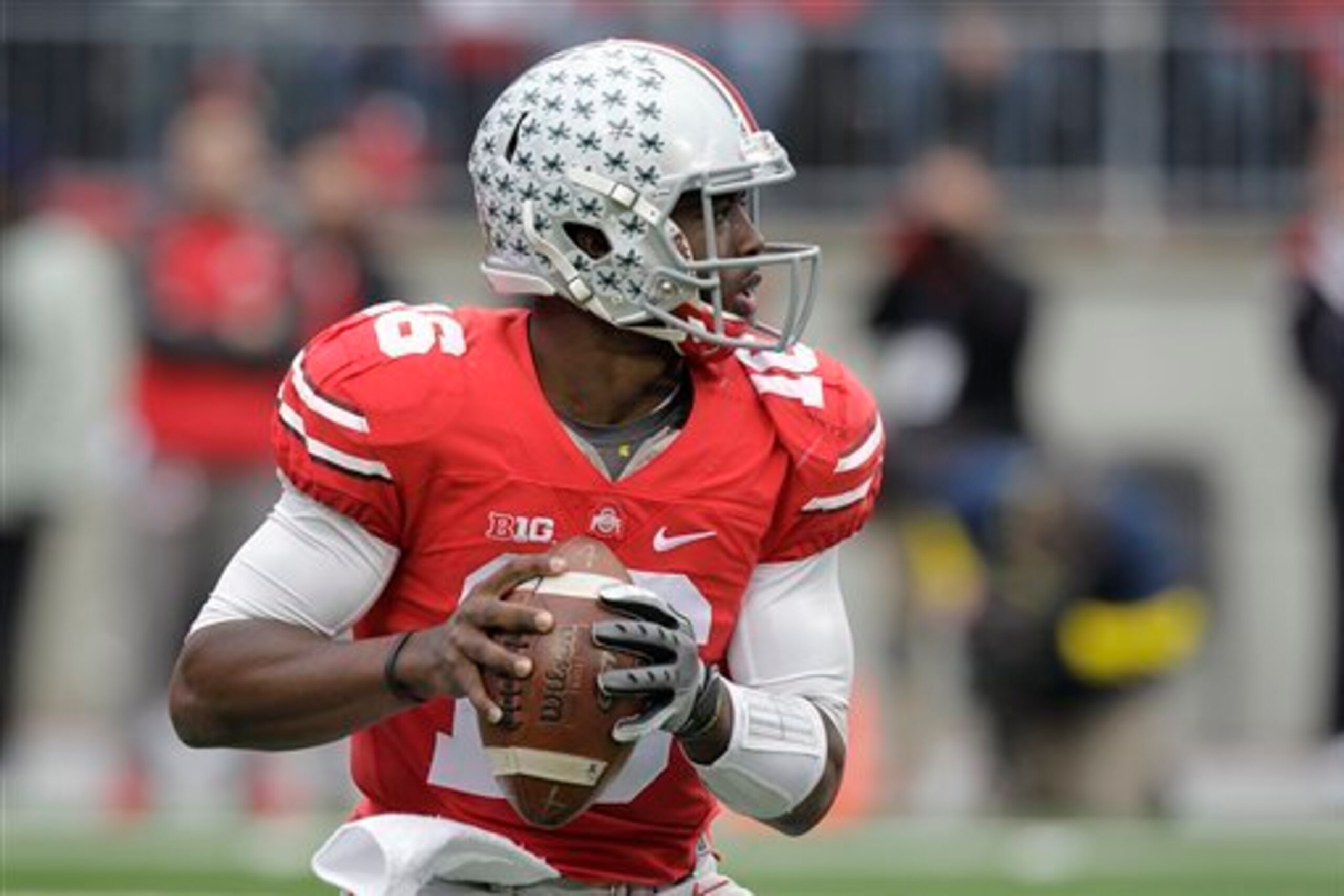 J.T. Barrett was very good for Ohio State last fall, but he faces tough competition in Cardale Jones. J.T. Barrett was very good for Ohio State last fall, but he faces tough competition in Cardale Jones.