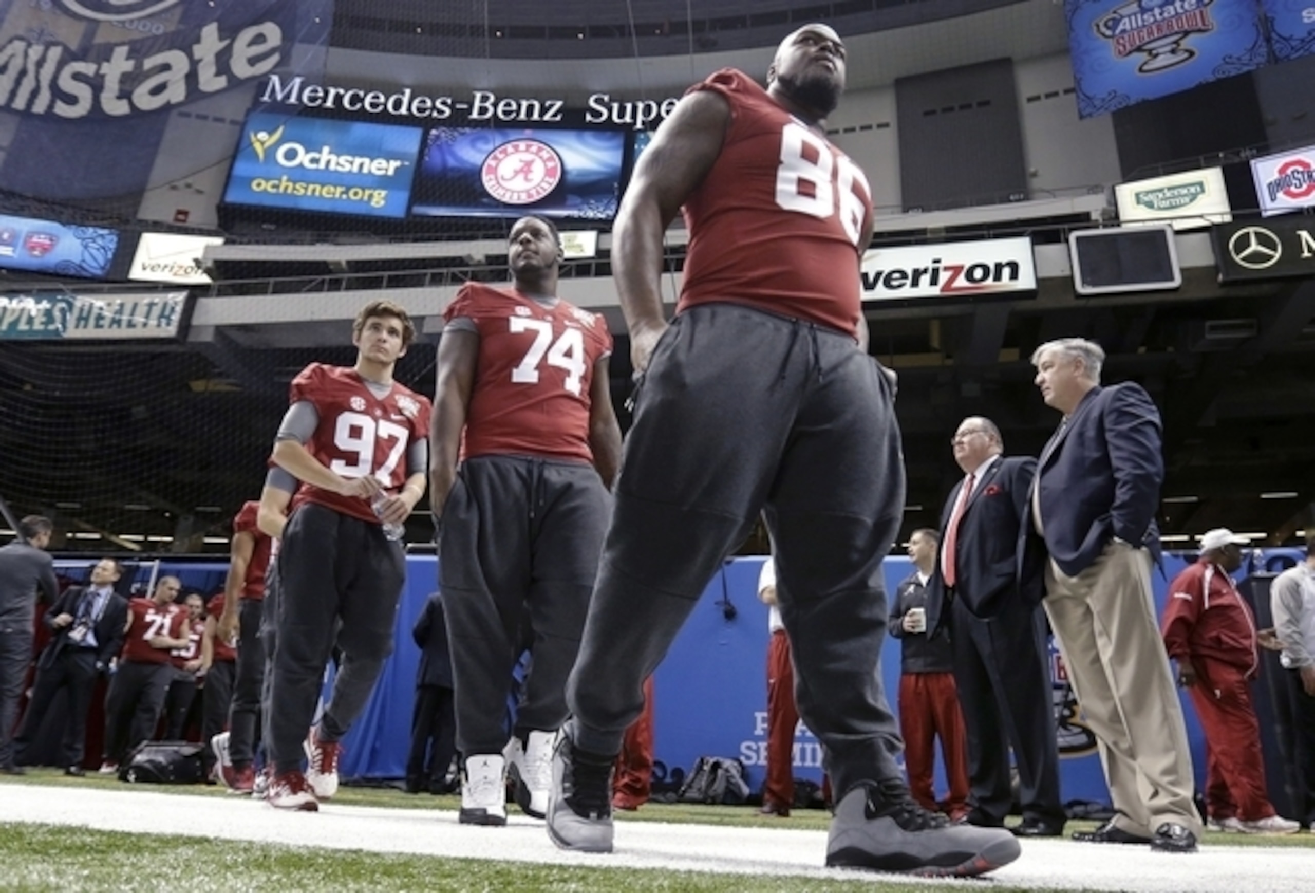 Alabama has Cam Robinson at left tackle but needs to develop some depth behind him.