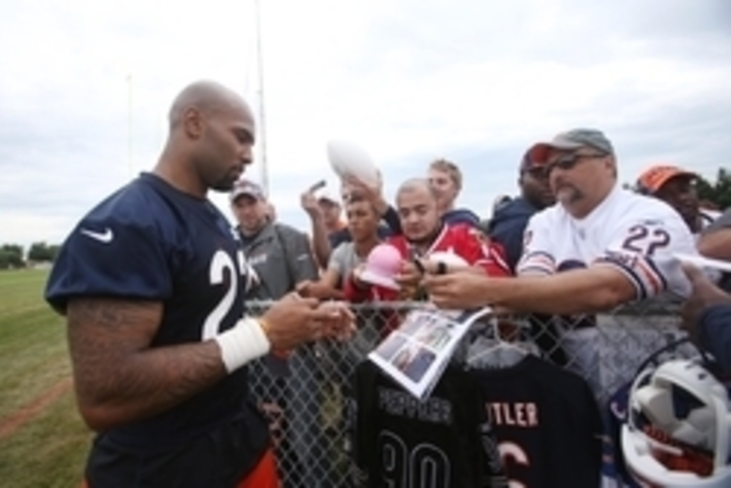 Chicago's training camp in Bourbonnais, Illinois, is open to the public, and practice is free. Chicago's training camp in Bourbonnais, Illinois, is open to the public, and practice is free.