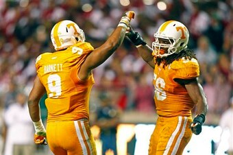 Tennessee DE Derek Barnett and LB Curt Maggitt