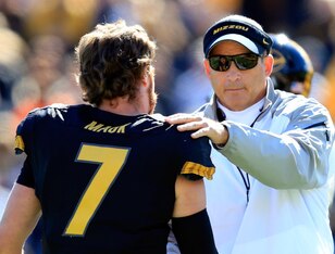 Missouri QB Maty Mauk and HC Gary Pinkel
